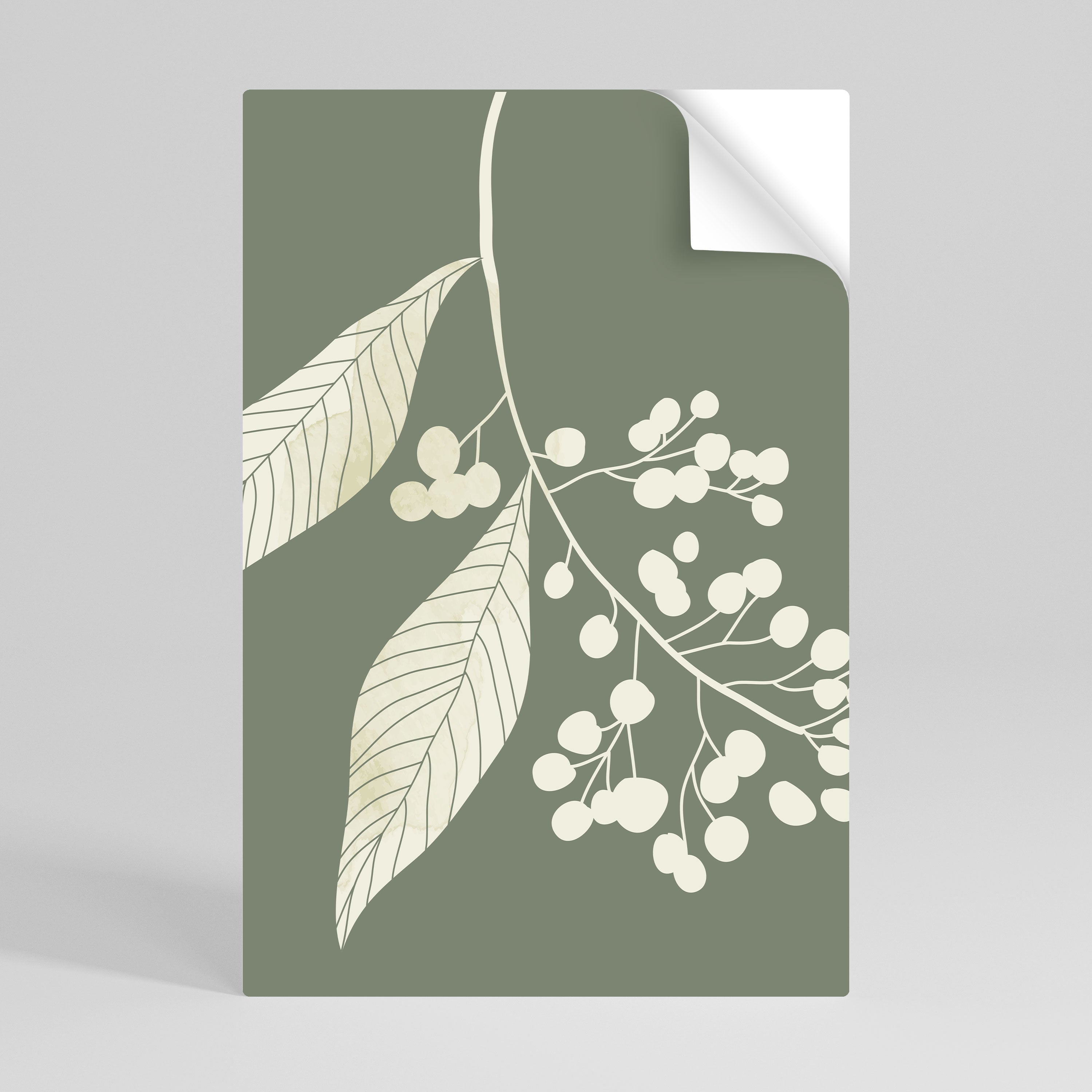 SERENE LEAFY FANTASIES Naklejka/Plakat pionowy