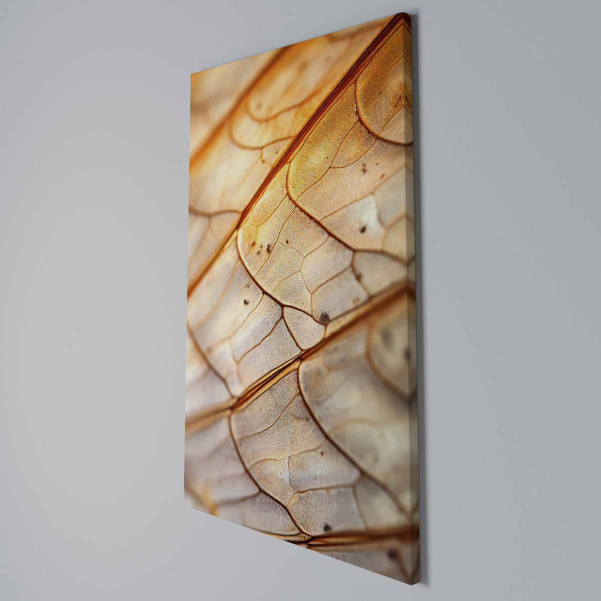 ELEGANT VEINING Pionowy obraz na płótnie