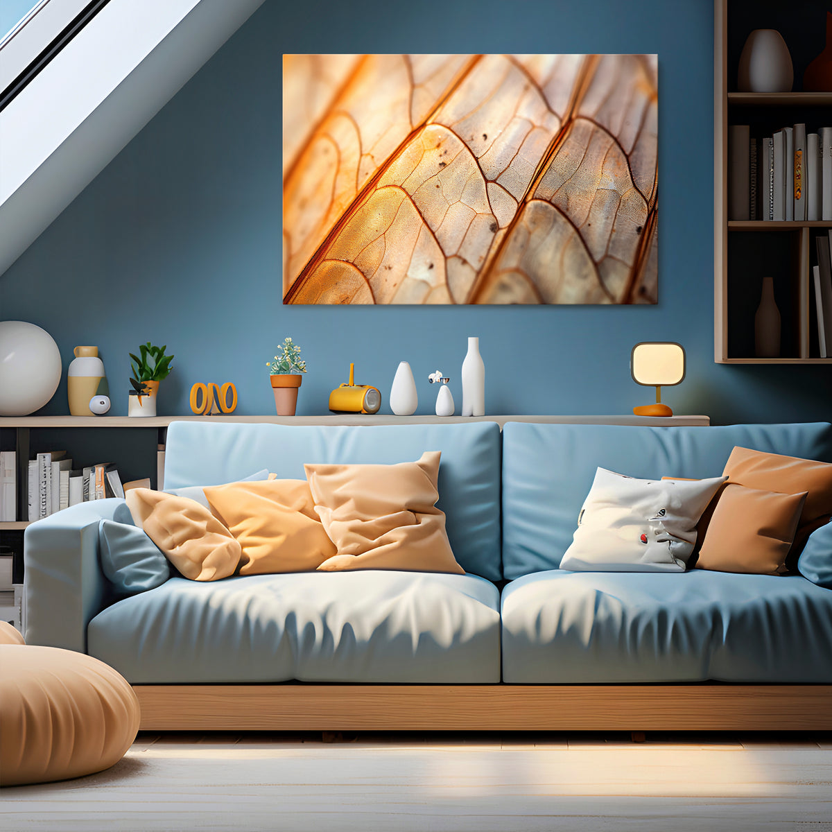 ELEGANT VEINING Poziomy obraz na płótnie