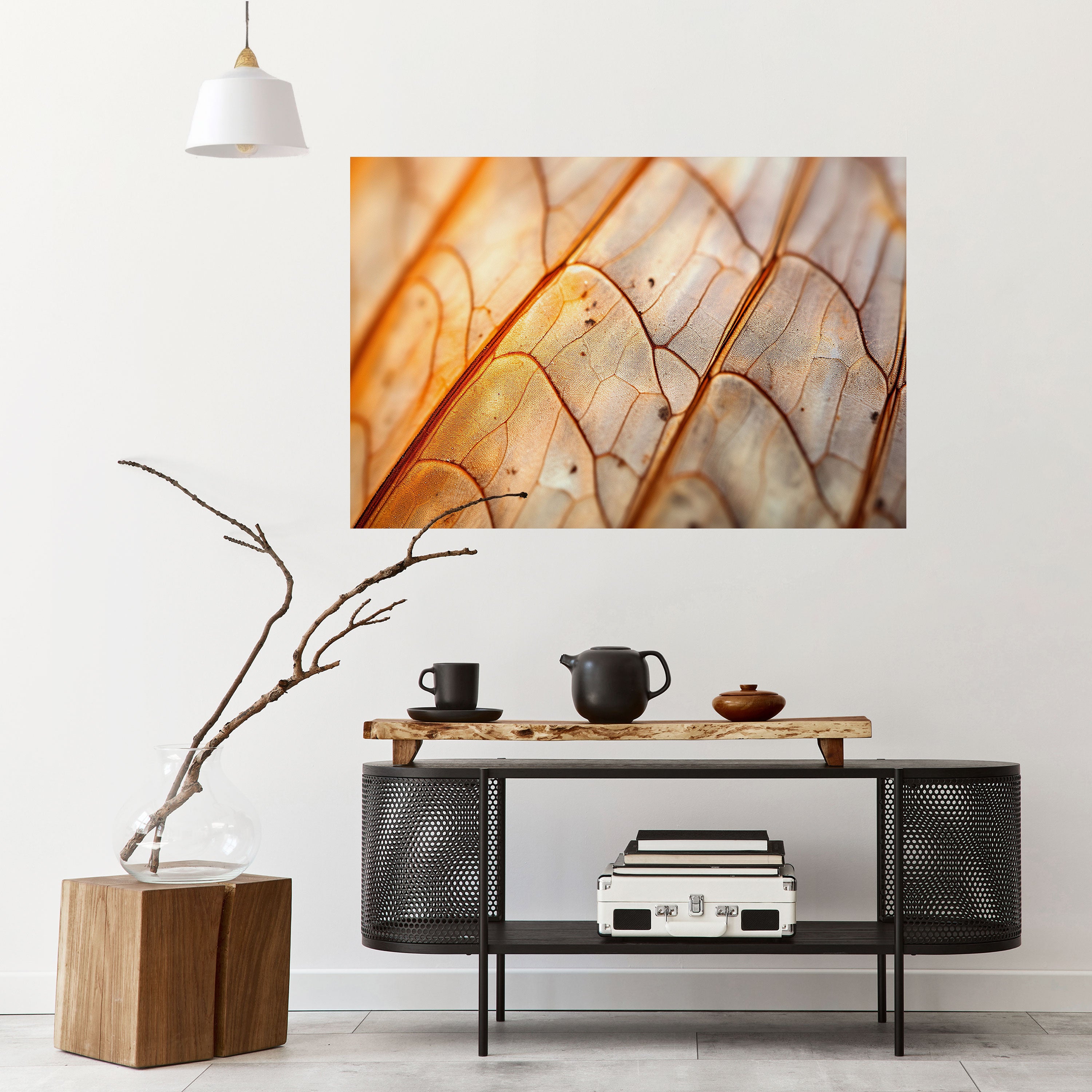 ELEGANT VEINING Naklejka/Plakat poziomy