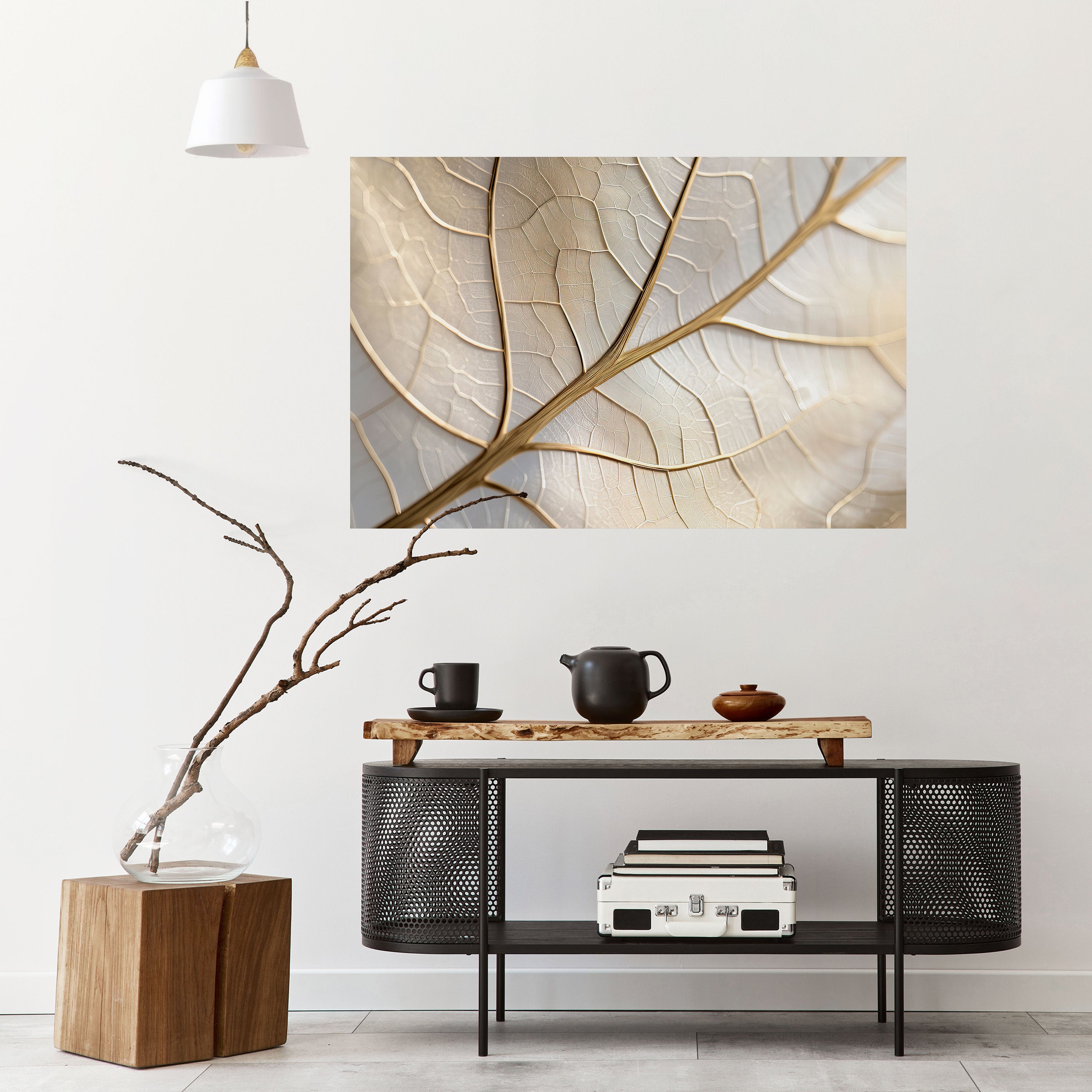 GOLDEN LEAF WHISPERS Naklejka/Plakat poziomy