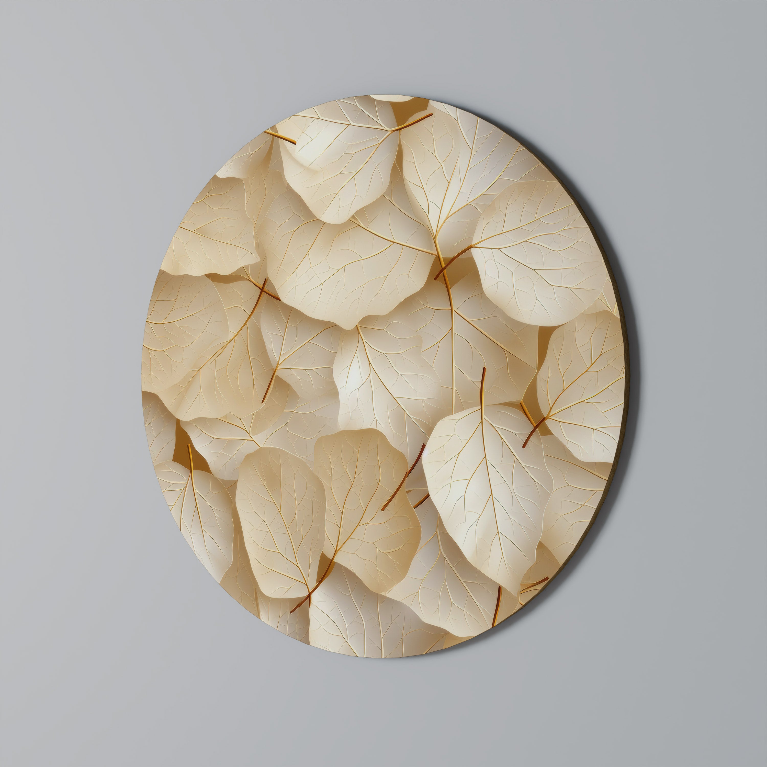 VELLUM LEAF SYMPHONY Obraz okrągły