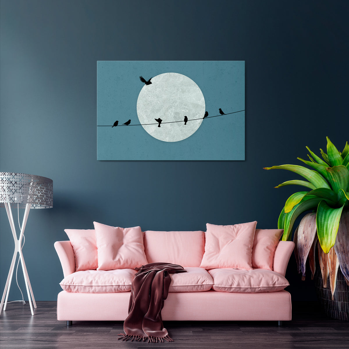 MOONLIT REST Poziomy obraz na płótnie