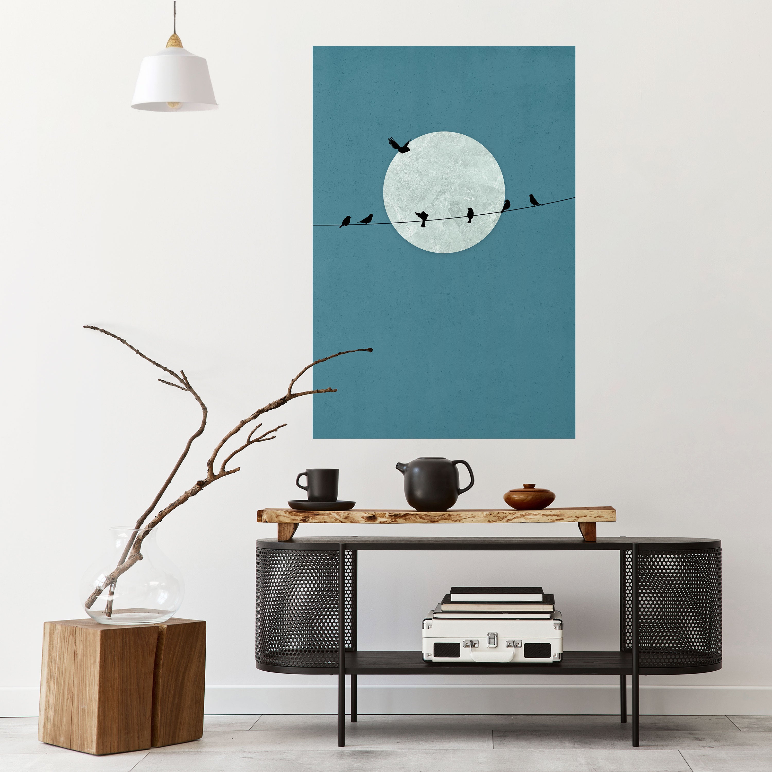 MOONLIT REST Naklejka/Plakat pionowy