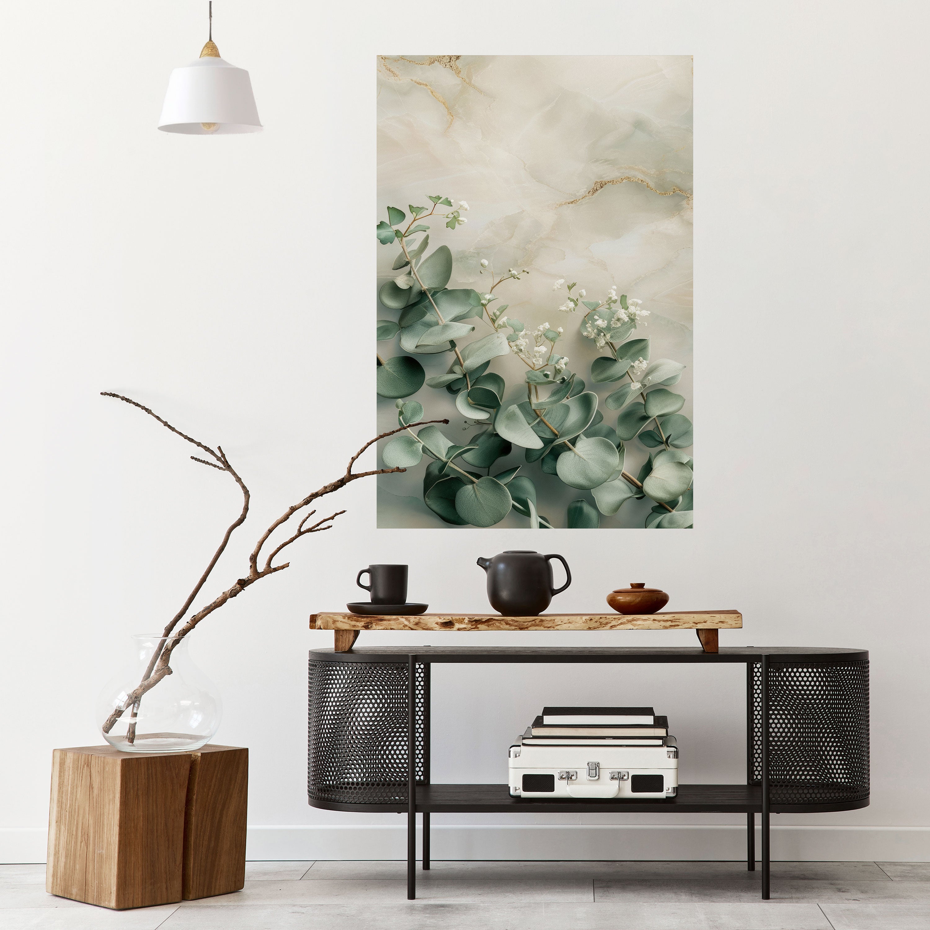 ELEGANT LEAF BALLET Naklejka/Plakat pionowy