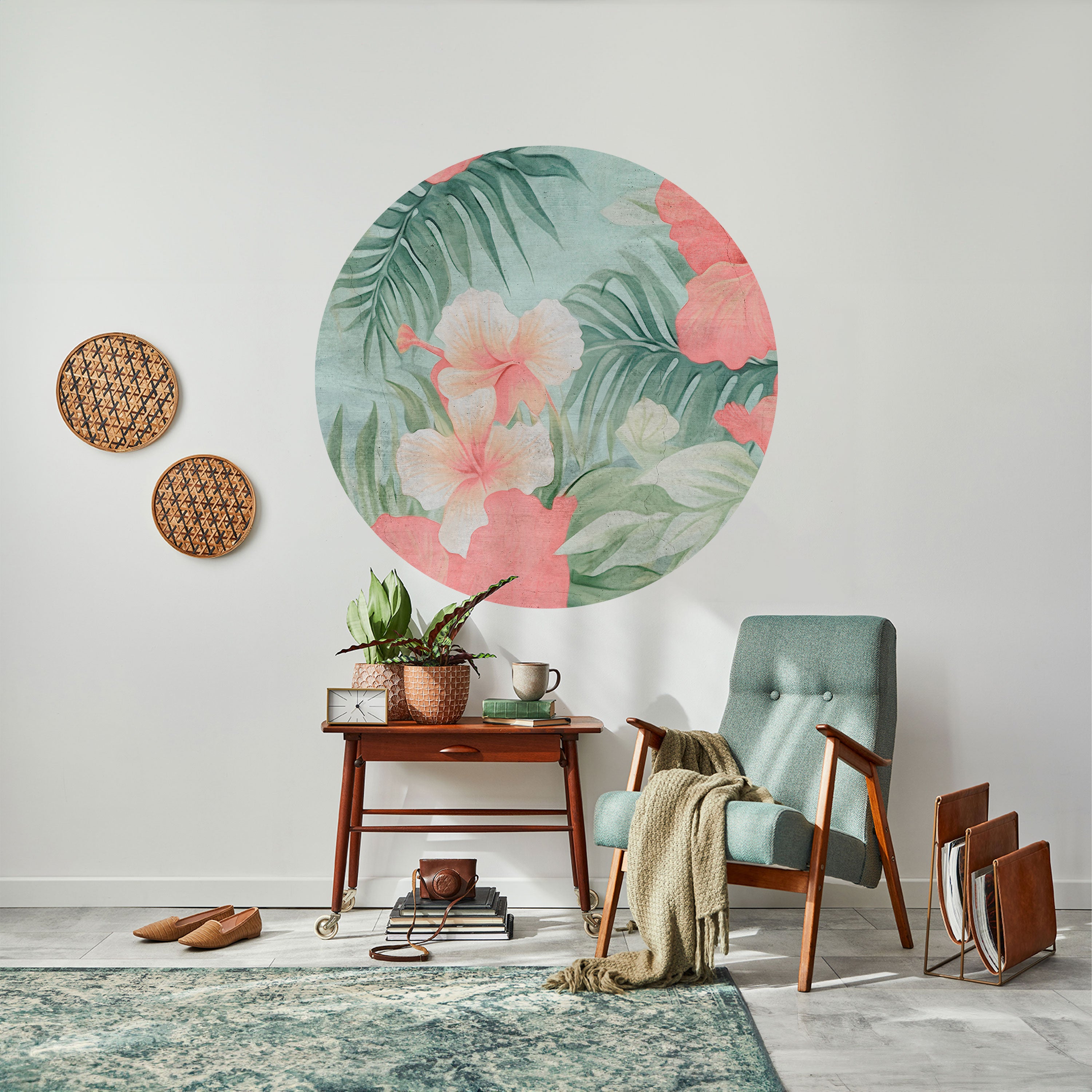 HAWAIIAN SPIRIT Naklejka okrągła