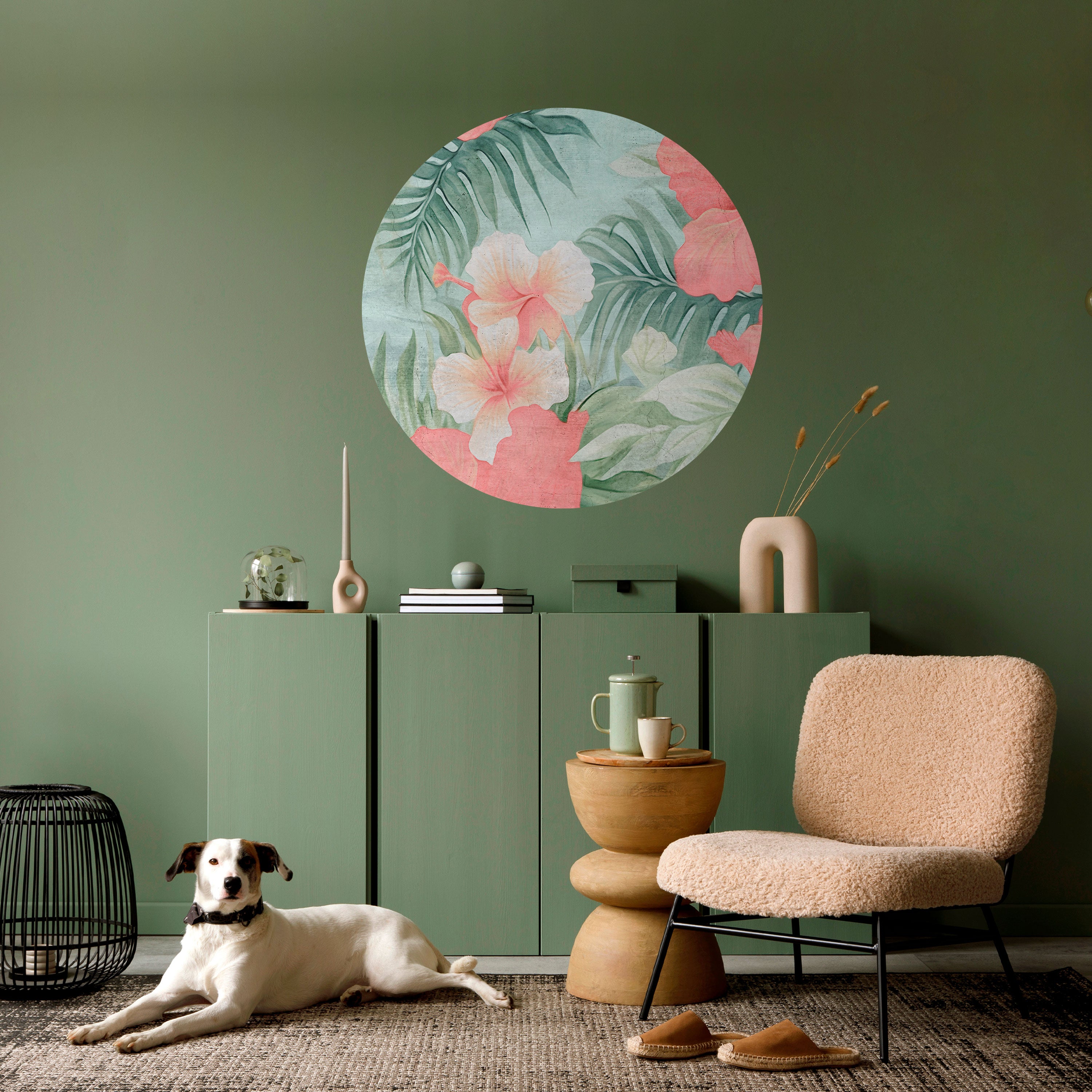 HAWAIIAN SPIRIT Naklejka okrągła