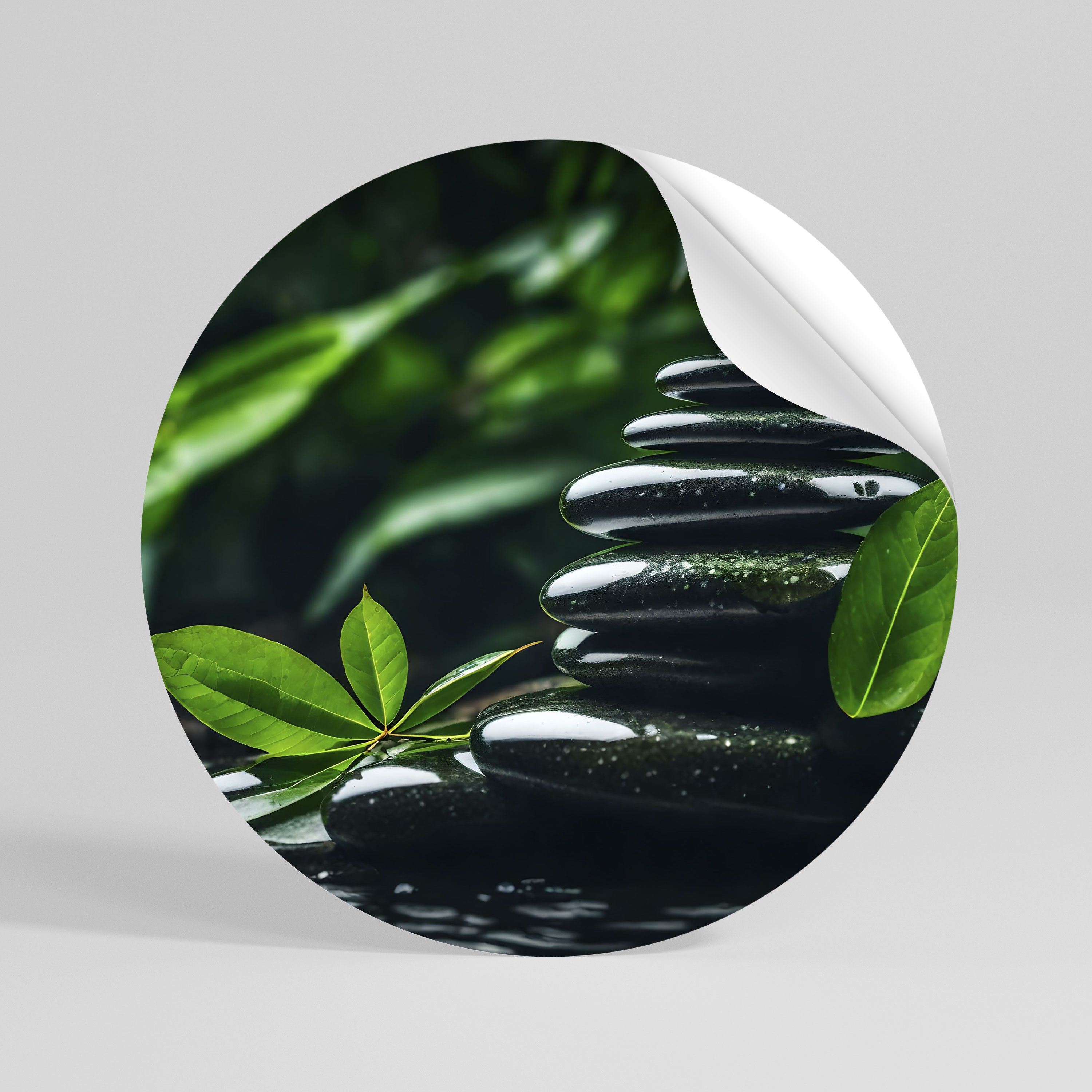 HARMONY STONES Naklejka okrągła