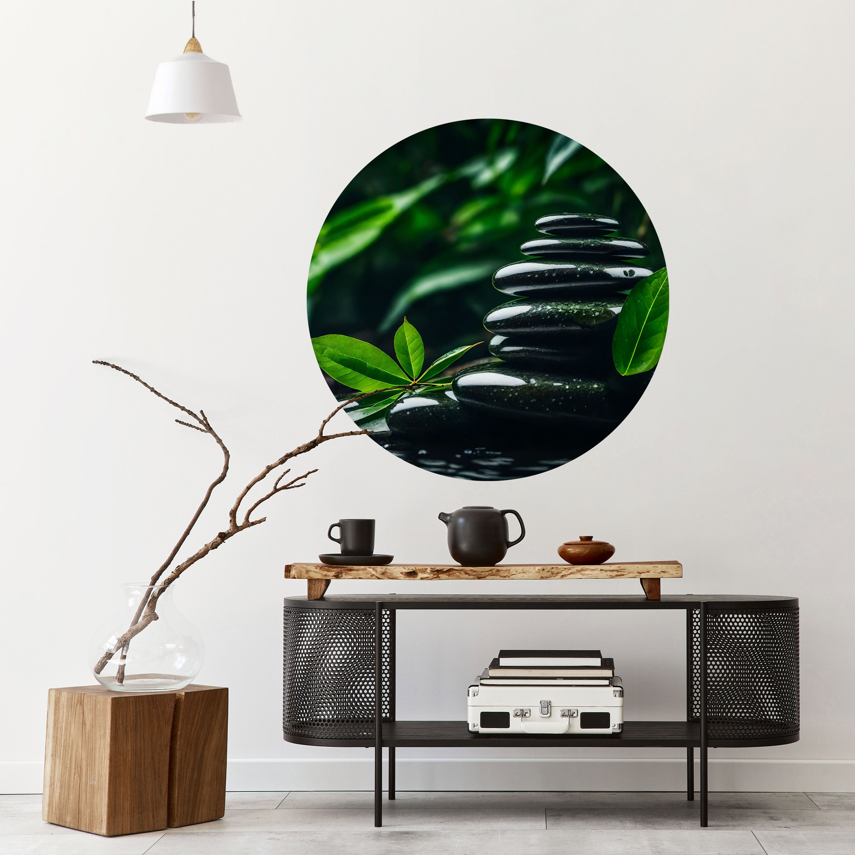 HARMONY STONES Naklejka okrągła