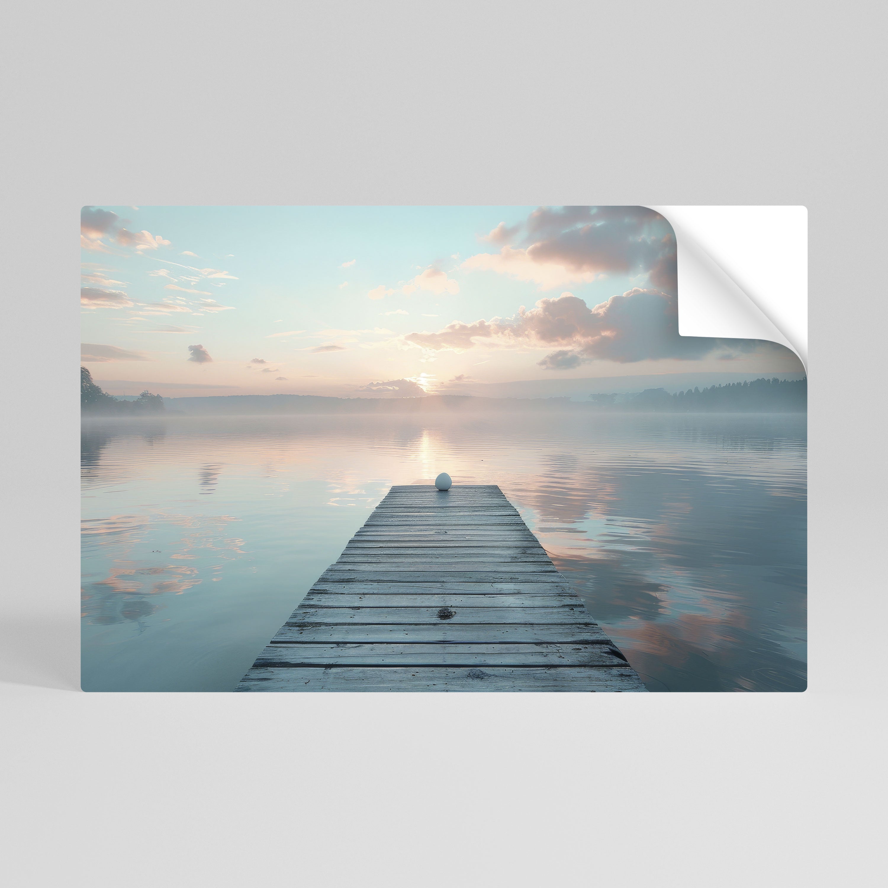 GENTLE MORNING MYSTIQUE Naklejka/Plakat poziomy