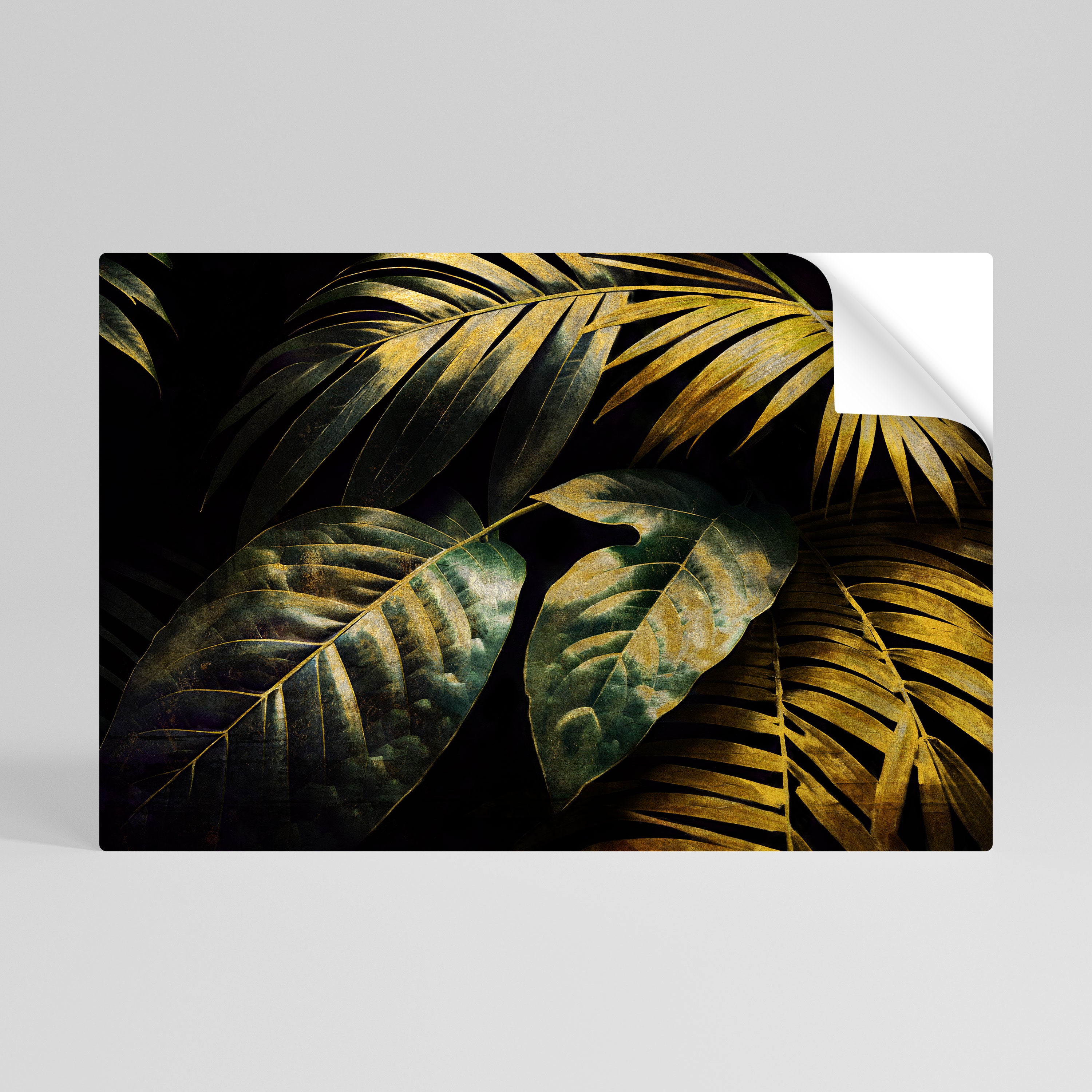 ENIGMATIC FOLIAGE TWILIGHT Naklejka/Plakat poziomy
