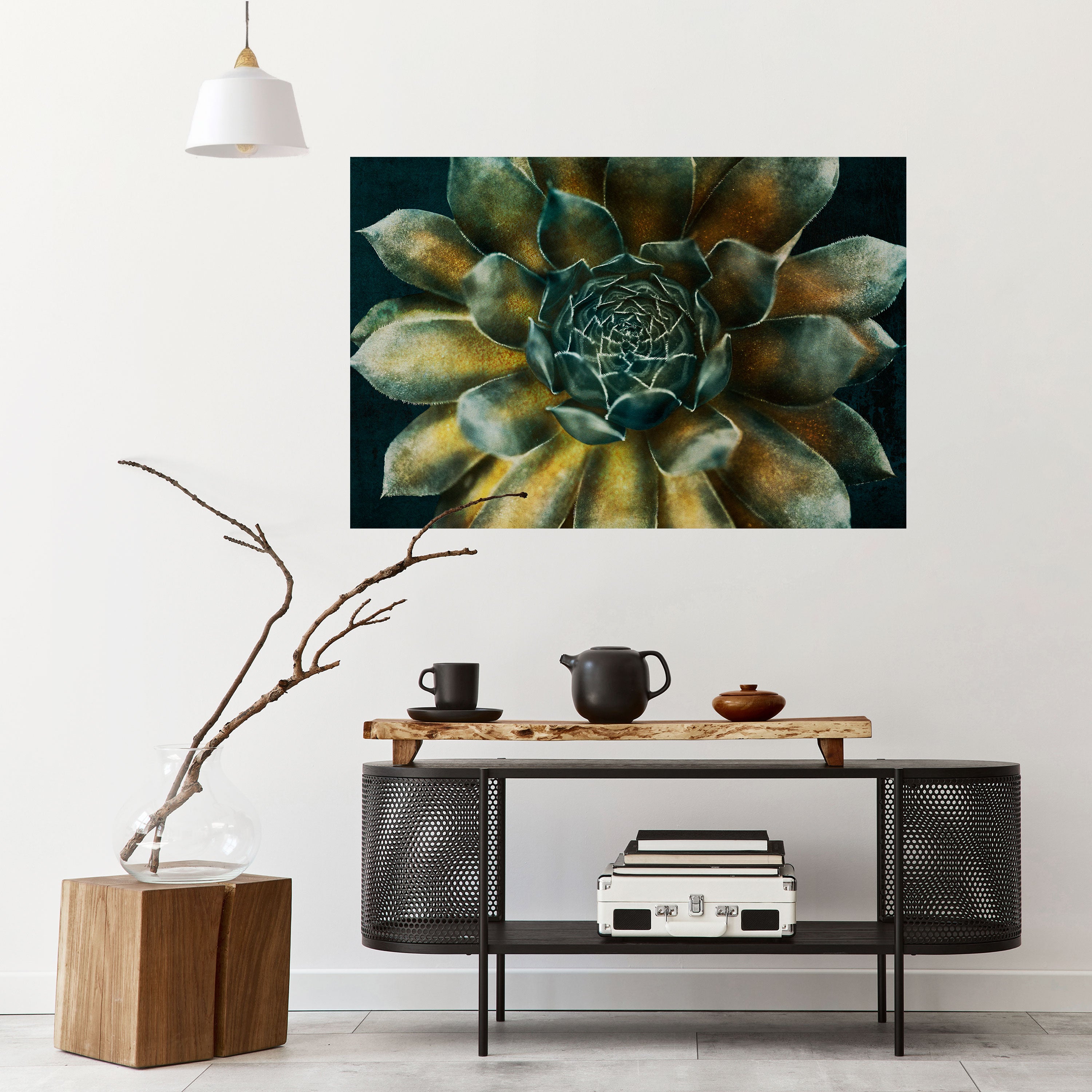 MYSTICAL SUCCULENT WHIRL Naklejka/Plakat poziomy