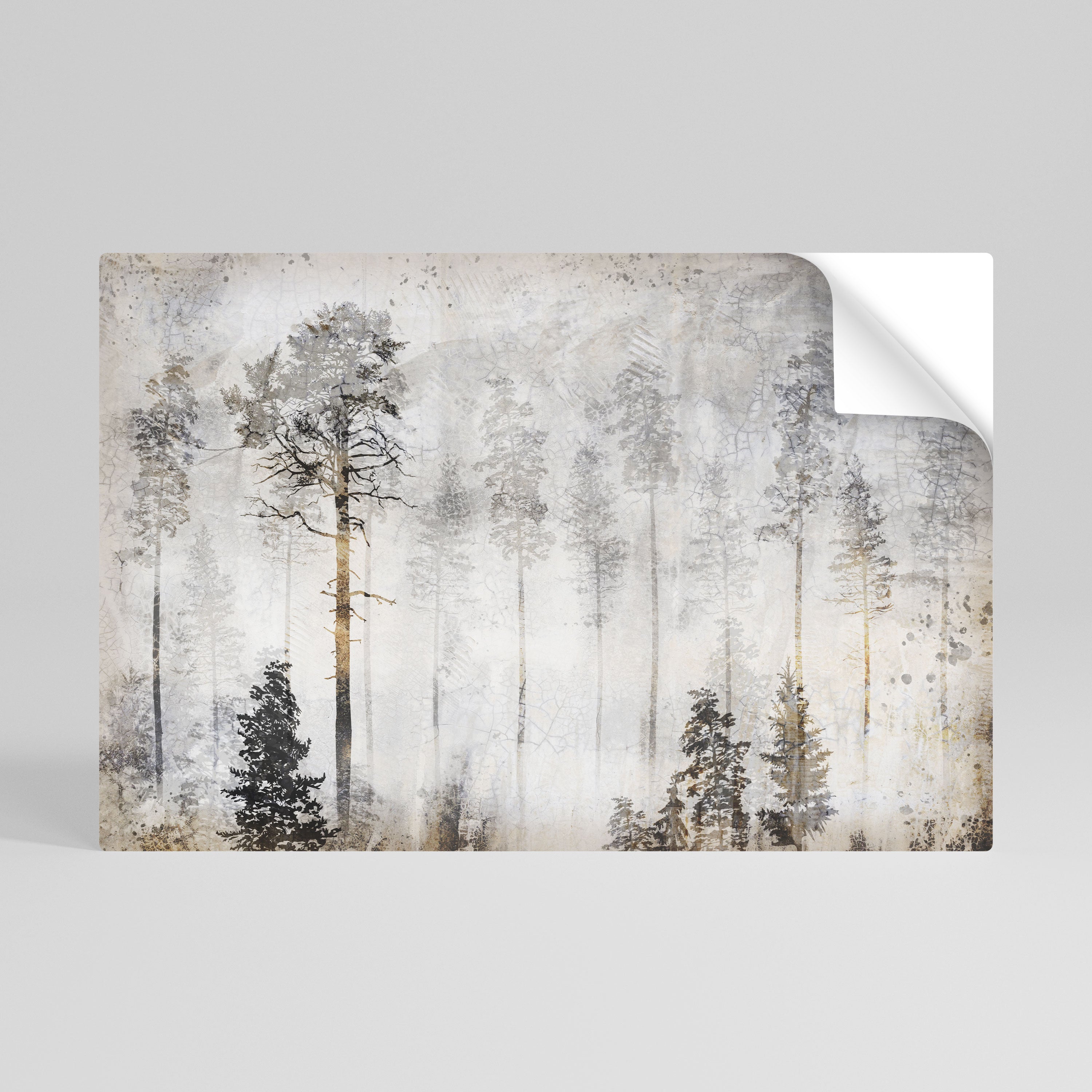 FADE IN THE TREES Naklejka/Plakat poziomy