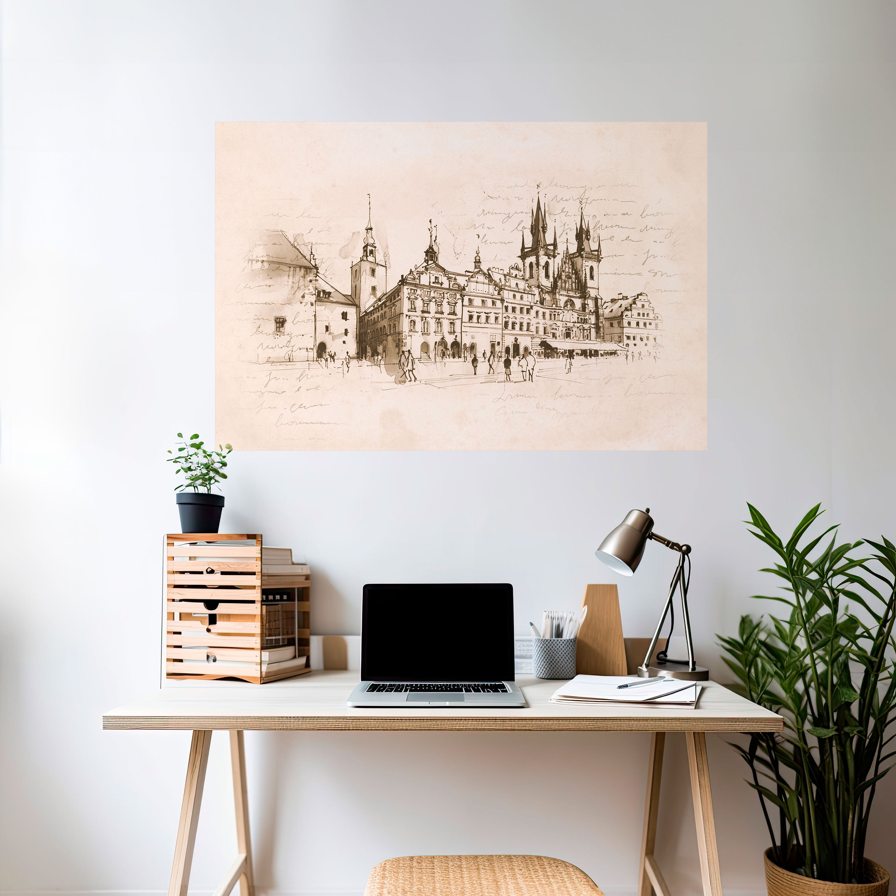 WHISPERS OF ARCHITECTURE Naklejka/Plakat poziomy