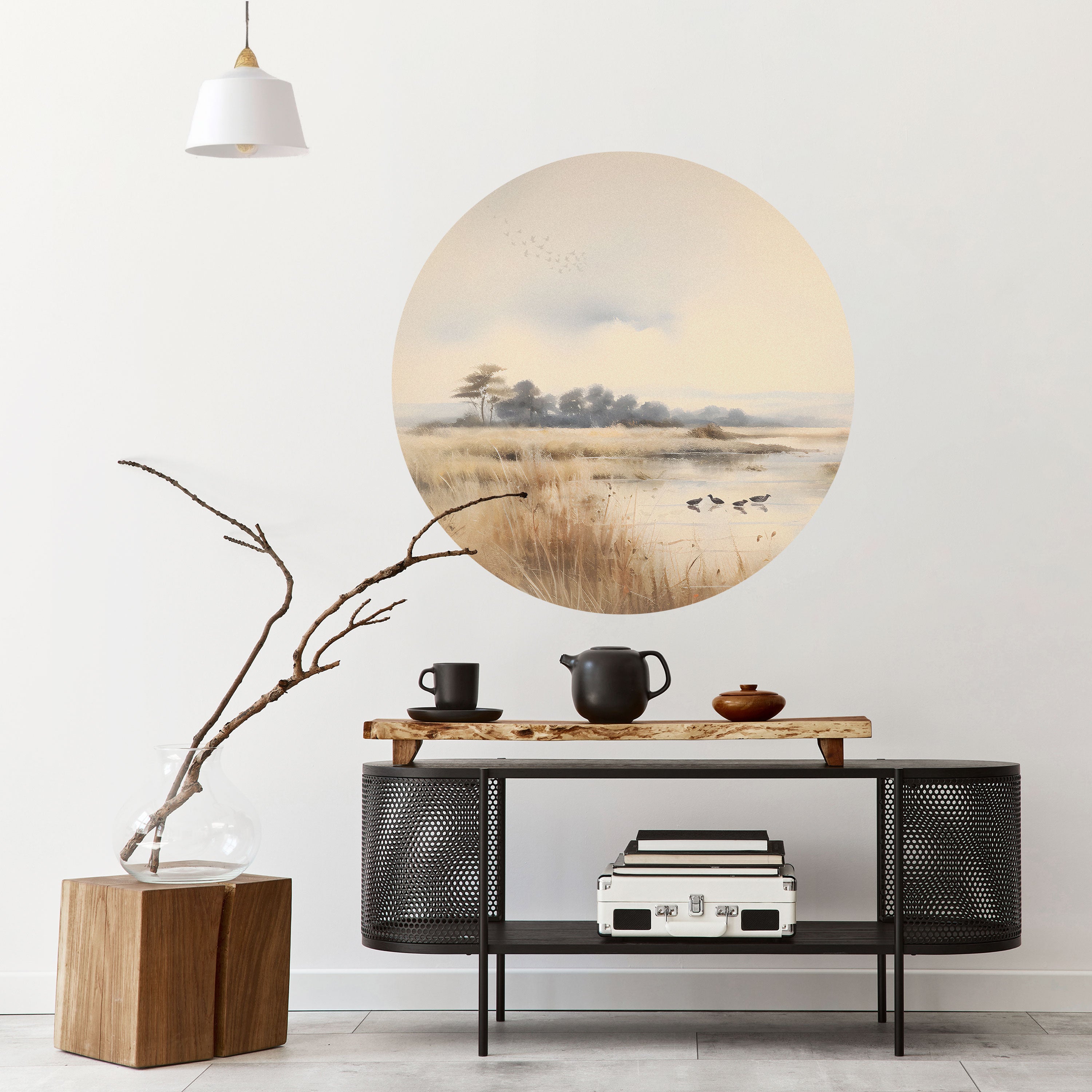 LAKESIDE NOSTALGY Naklejka okrągła