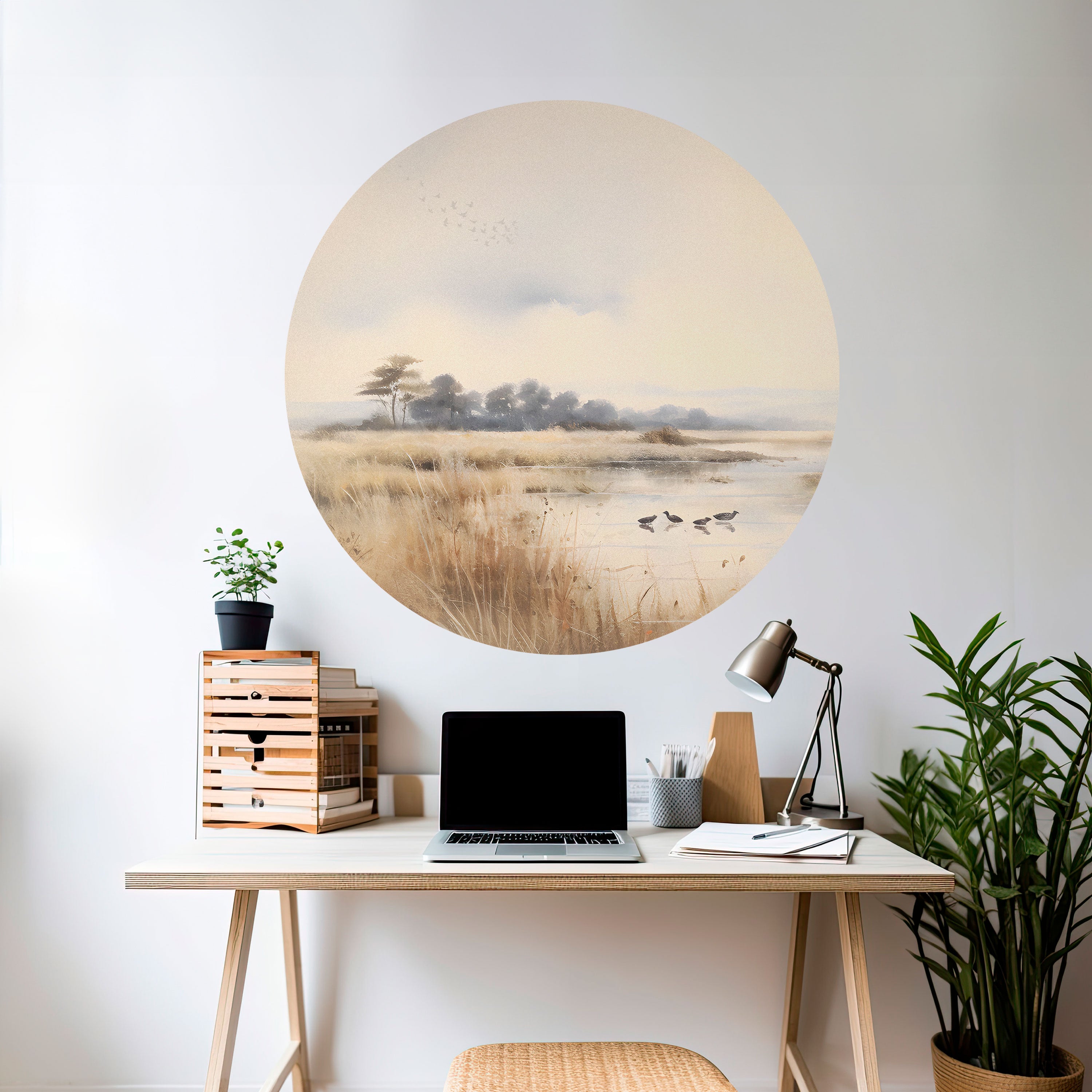 LAKESIDE NOSTALGY Naklejka okrągła