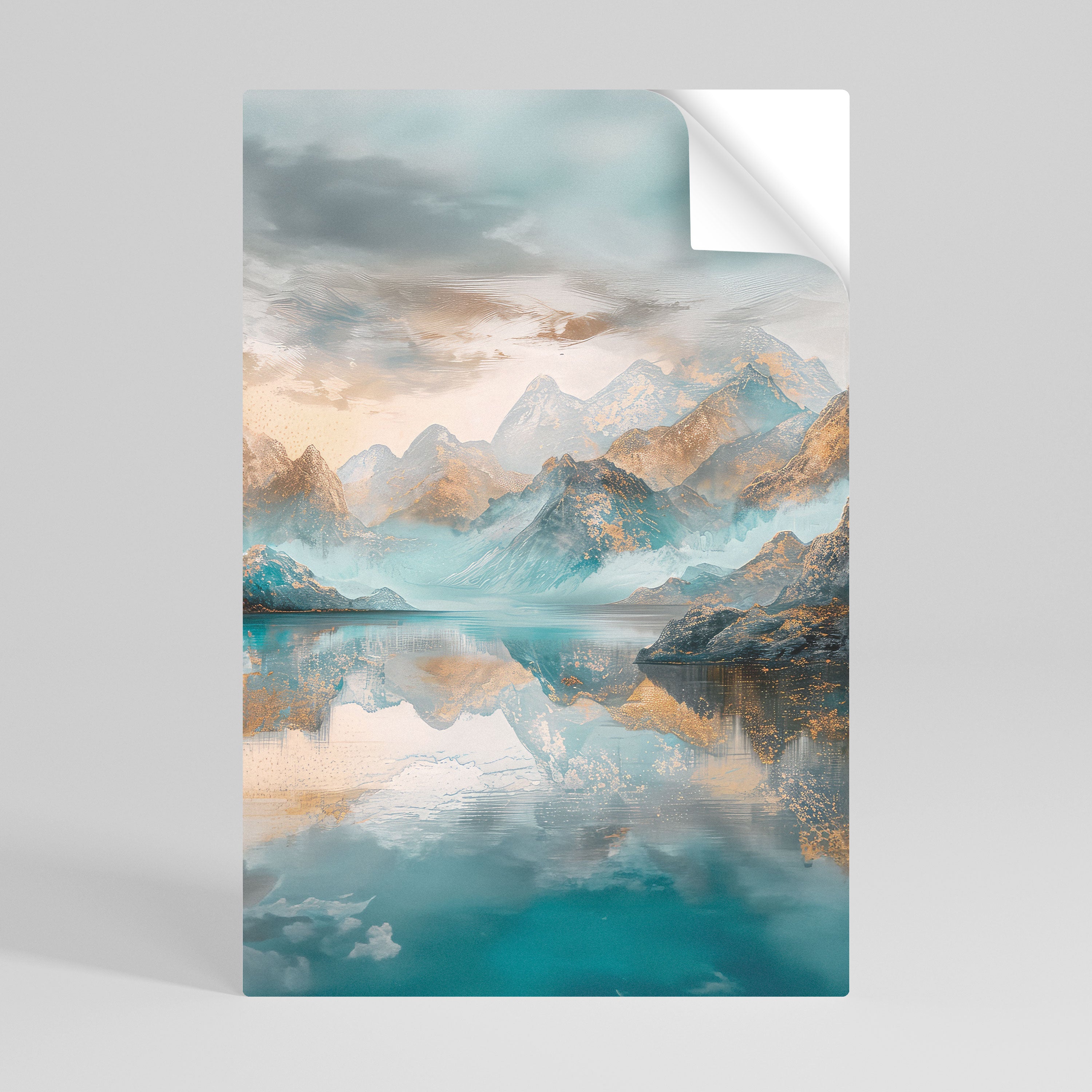 AZURE SUMMITS Naklejka/Plakat pionowy