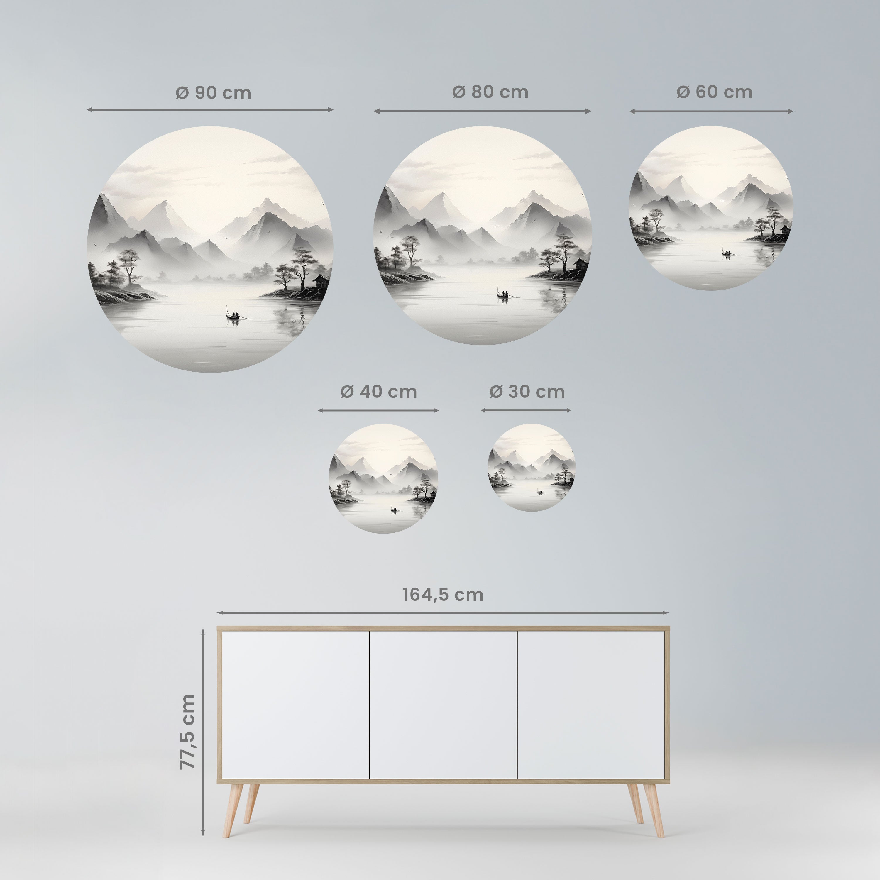 ASIAN VENTURE Naklejka okrągła