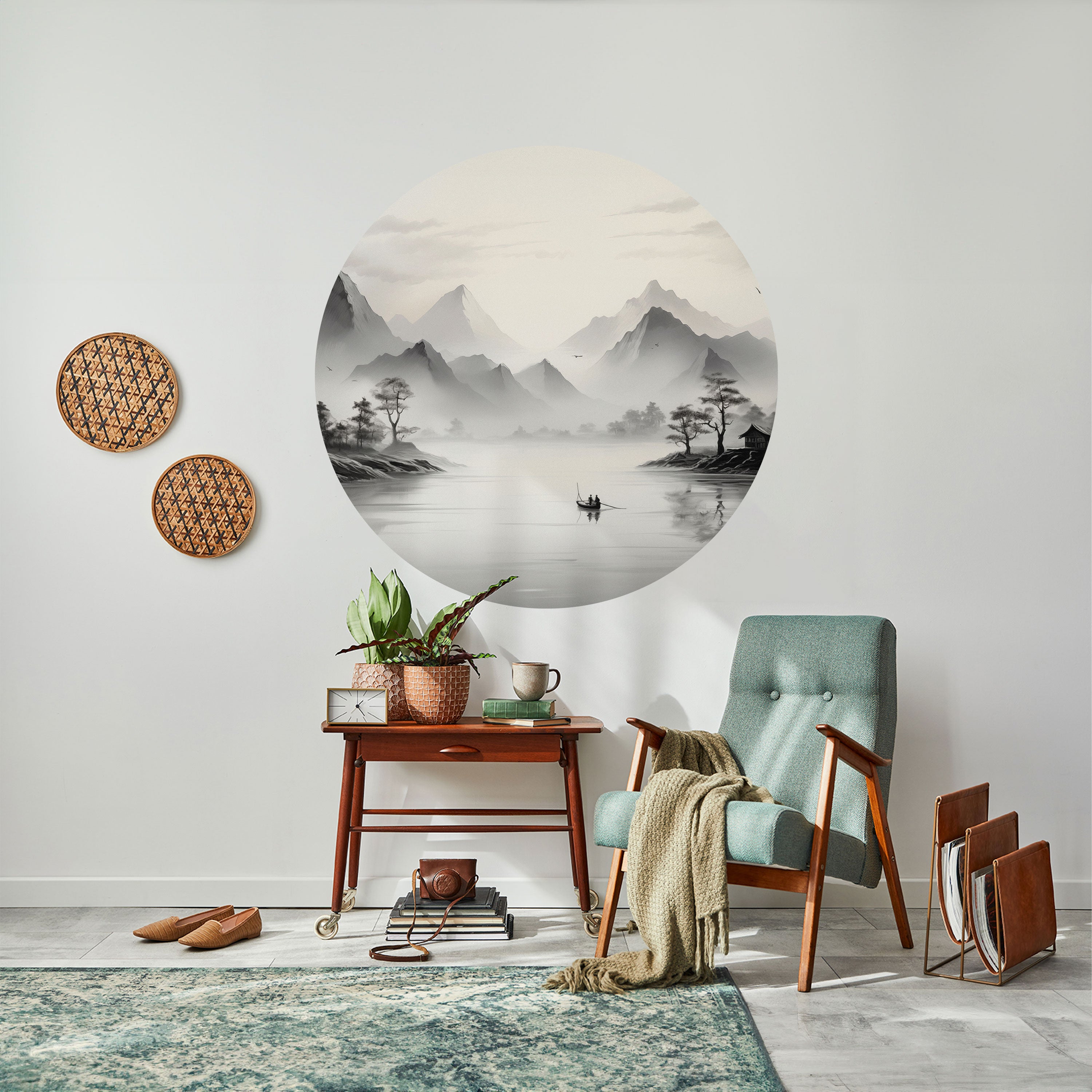 ASIAN VENTURE Naklejka okrągła