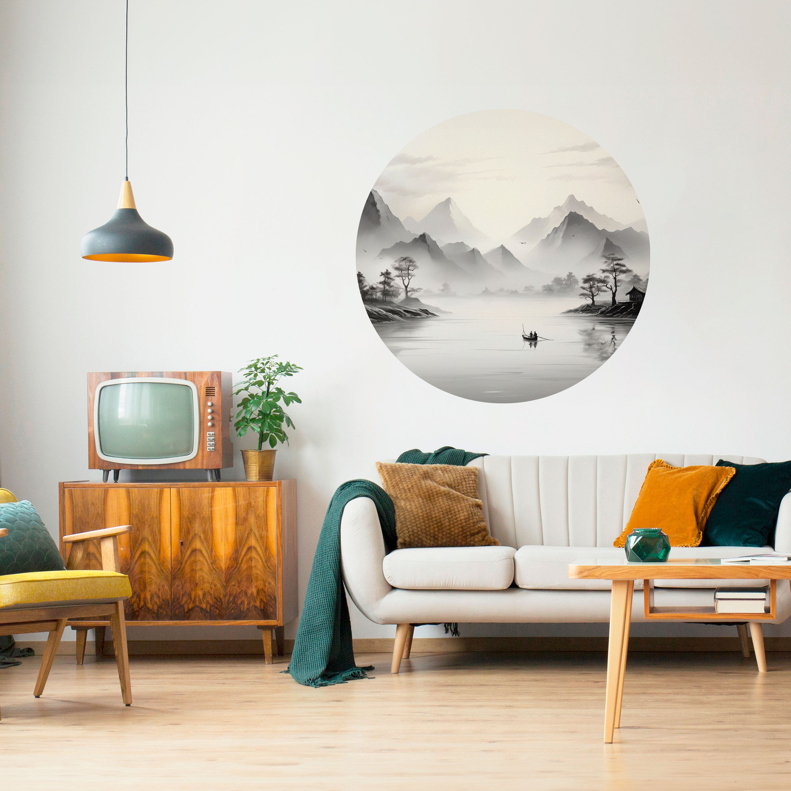 ASIAN VENTURE Naklejka okrągła