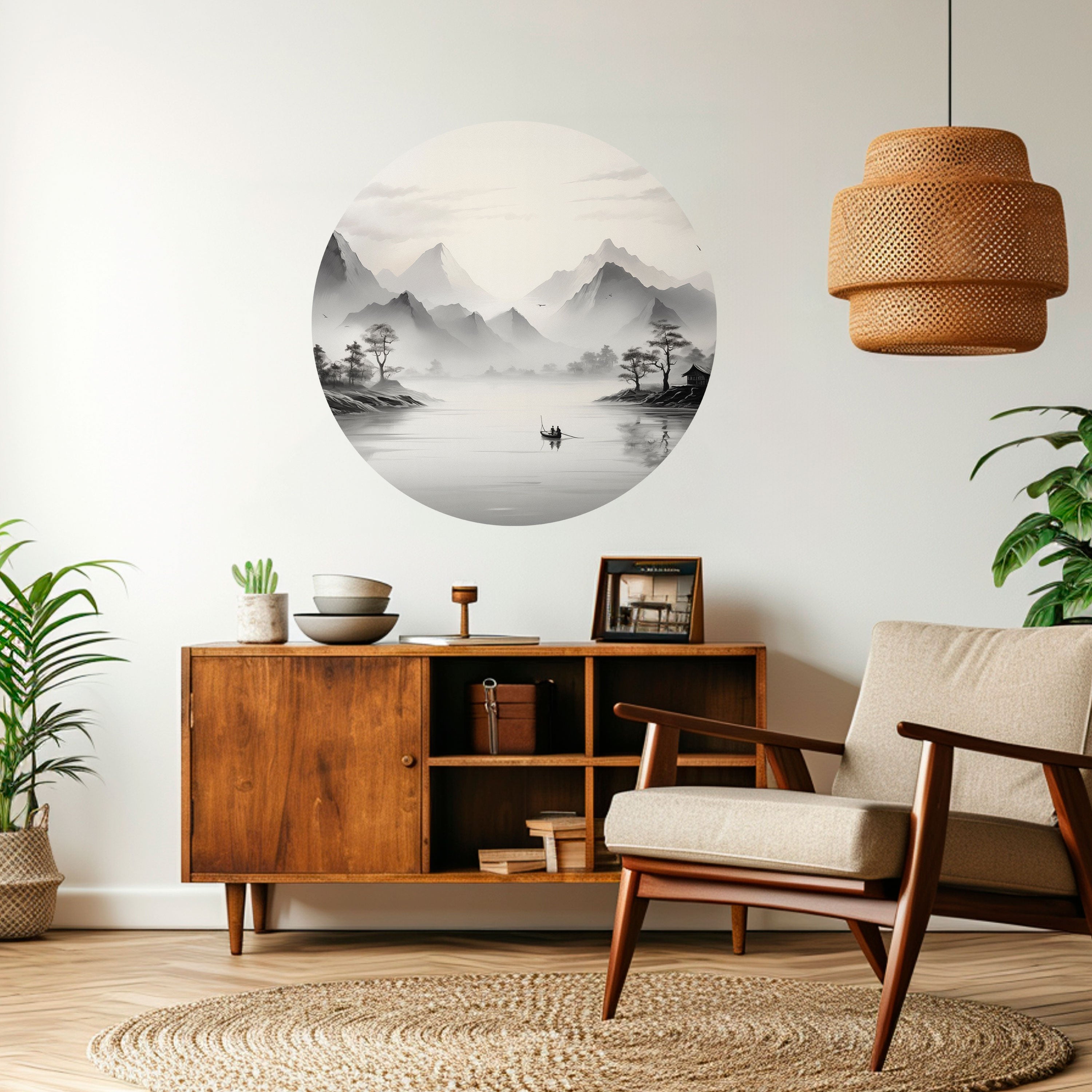 ASIAN VENTURE Naklejka okrągła