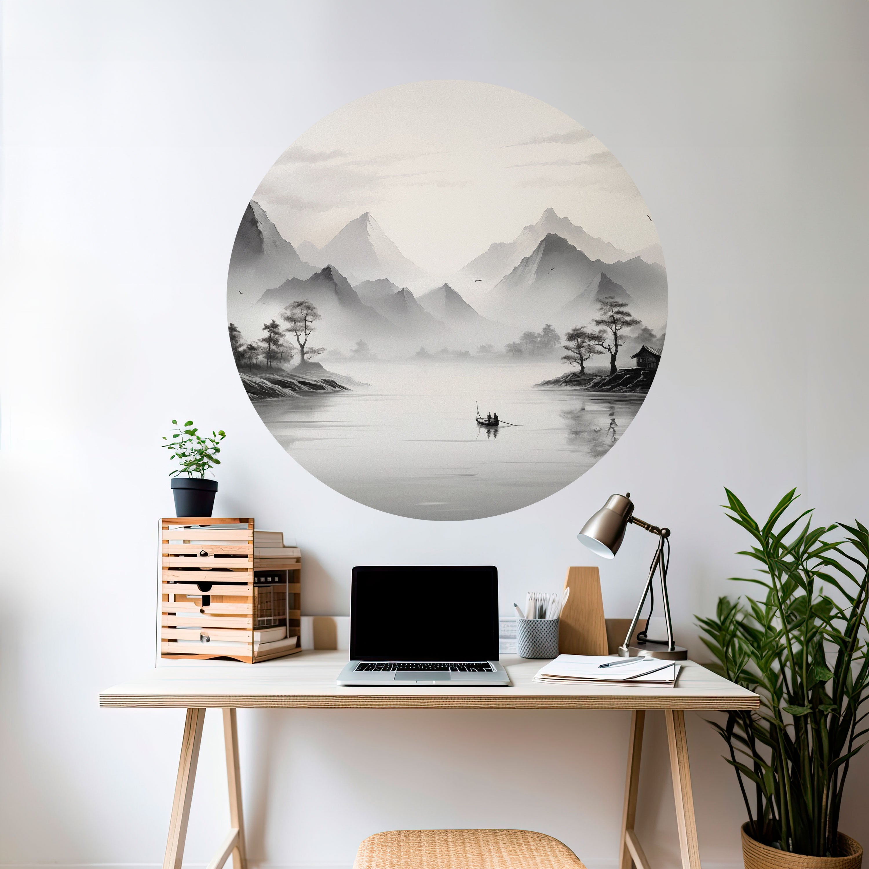 ASIAN VENTURE Naklejka okrągła