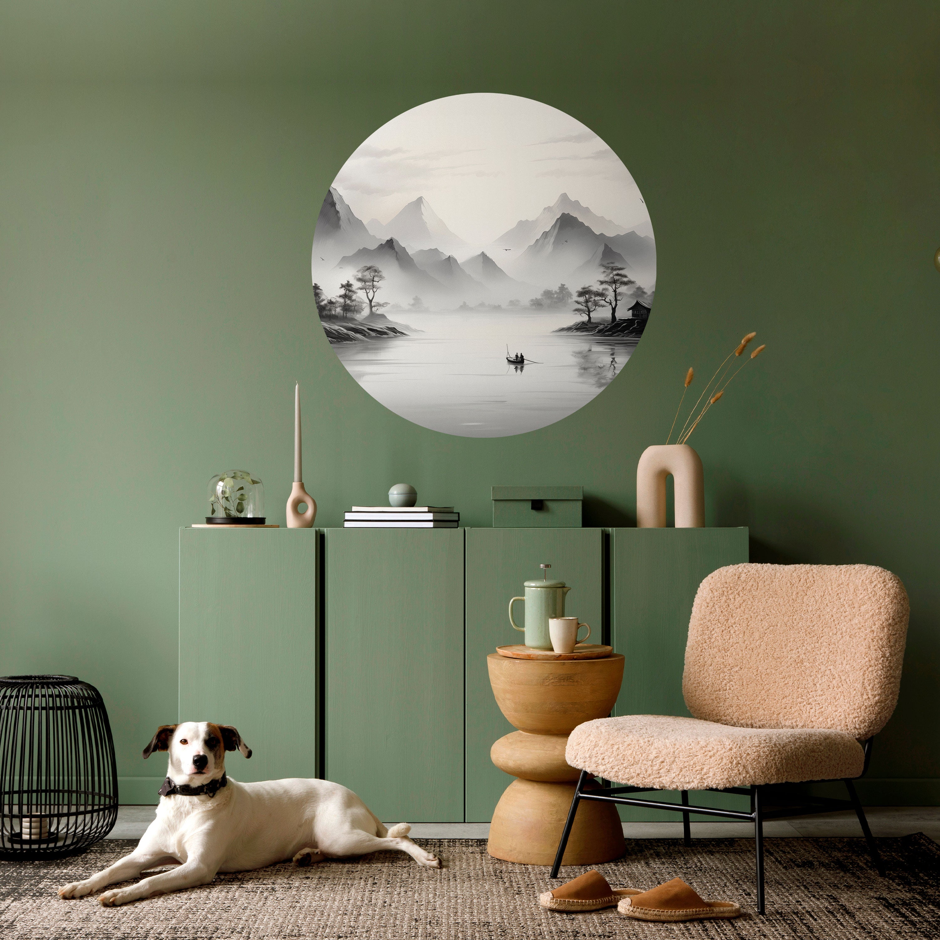 ASIAN VENTURE Naklejka okrągła