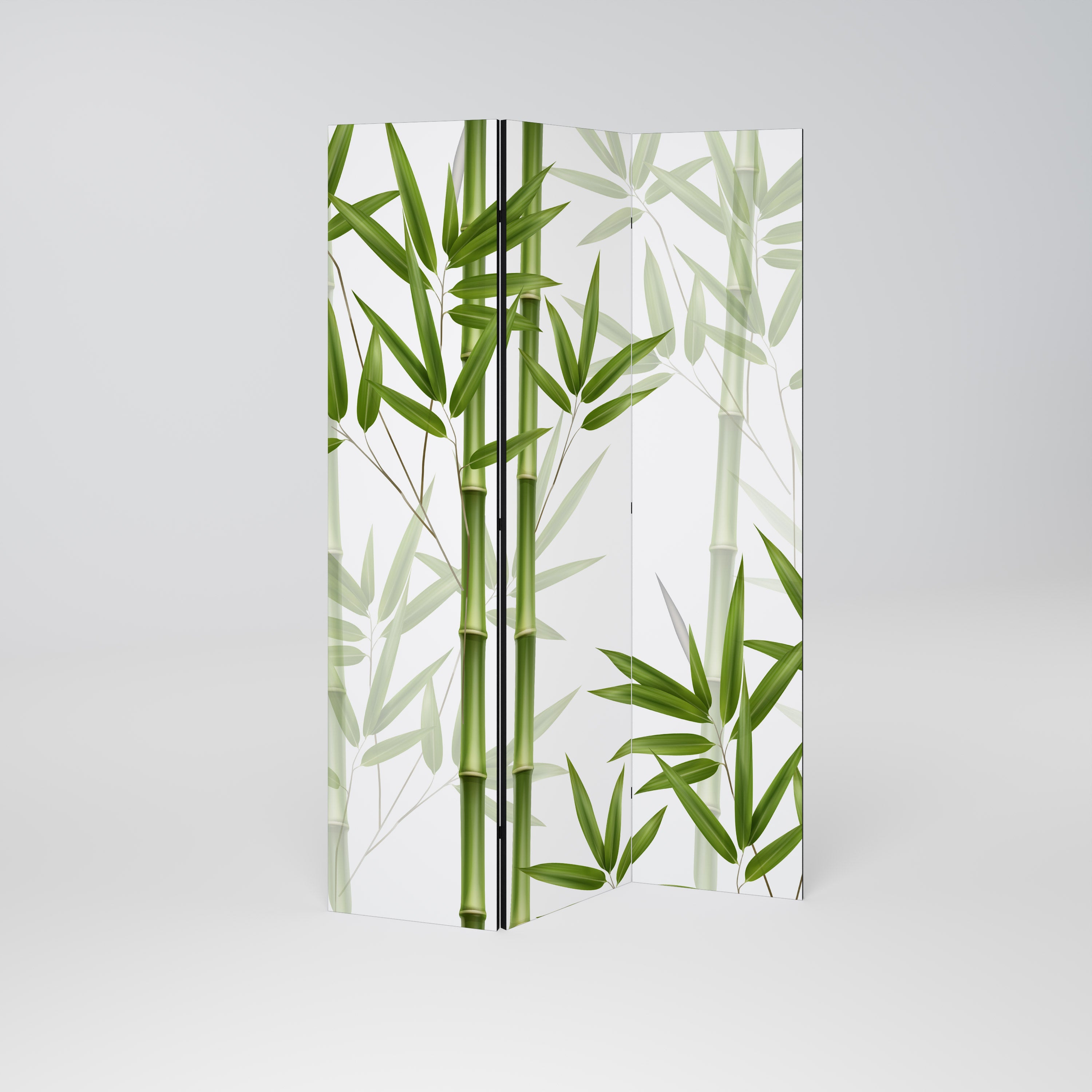 SERENE BAMBOO WHISPERS Dekoracyjny parawan 3-skrzydłowy