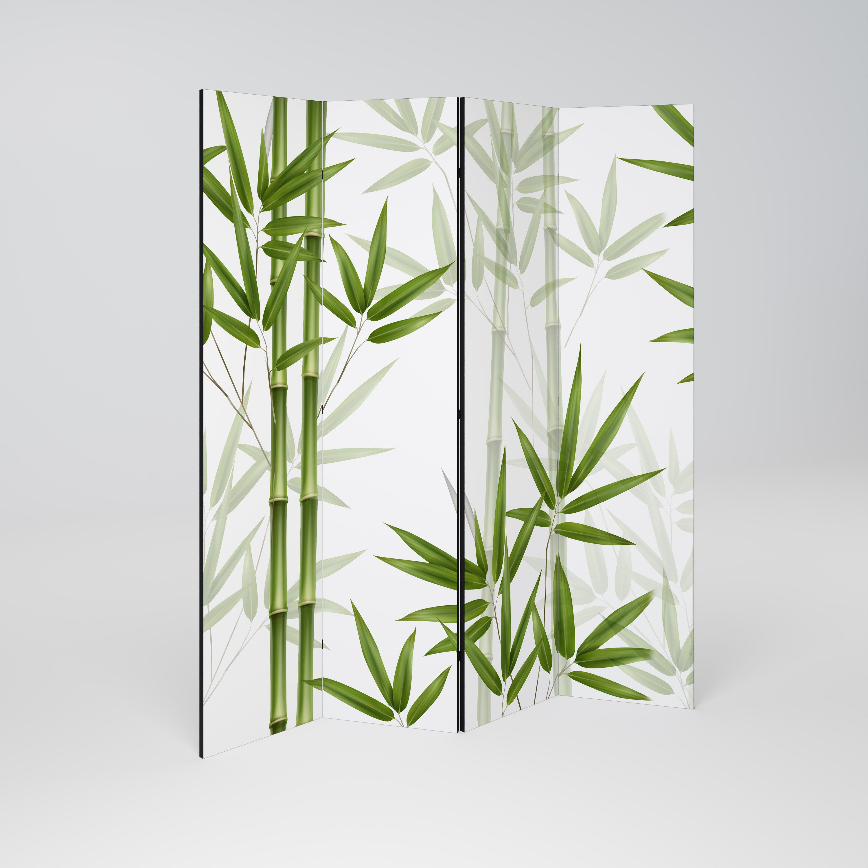SERENE BAMBOO WHISPERS Dekoracyjny parawan 4-skrzydłowy