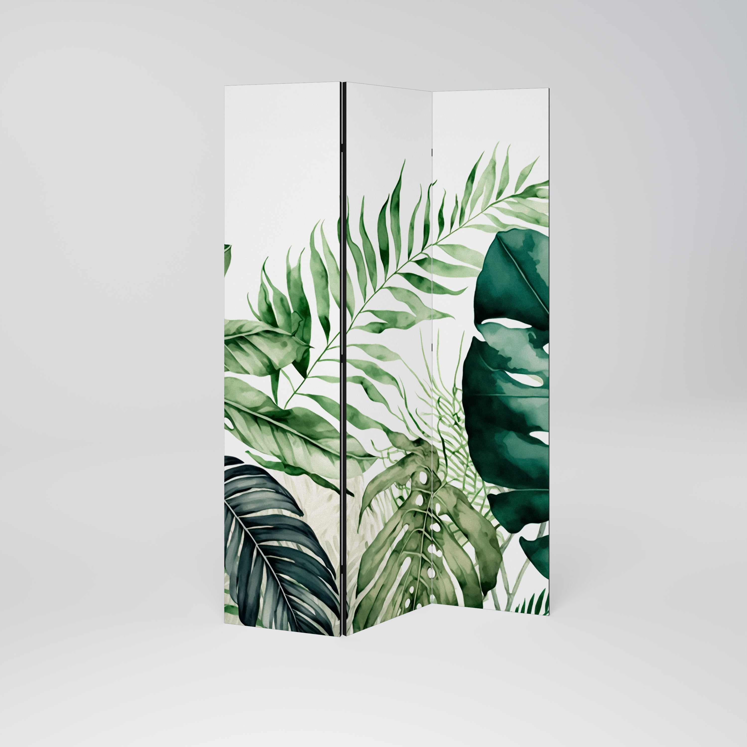 MONSTERA DREAM Dekoracyjny parawan 3-skrzydłowy