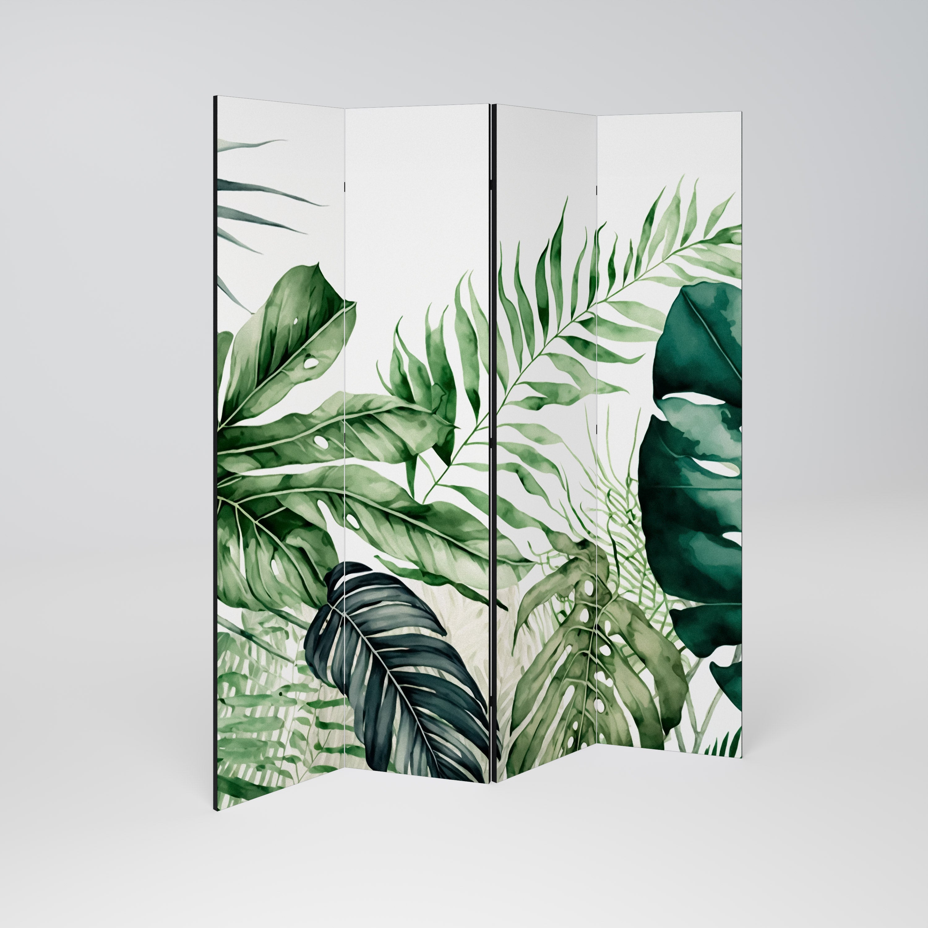 MONSTERA DREAM Dekoracyjny parawan 4-skrzydłowy
