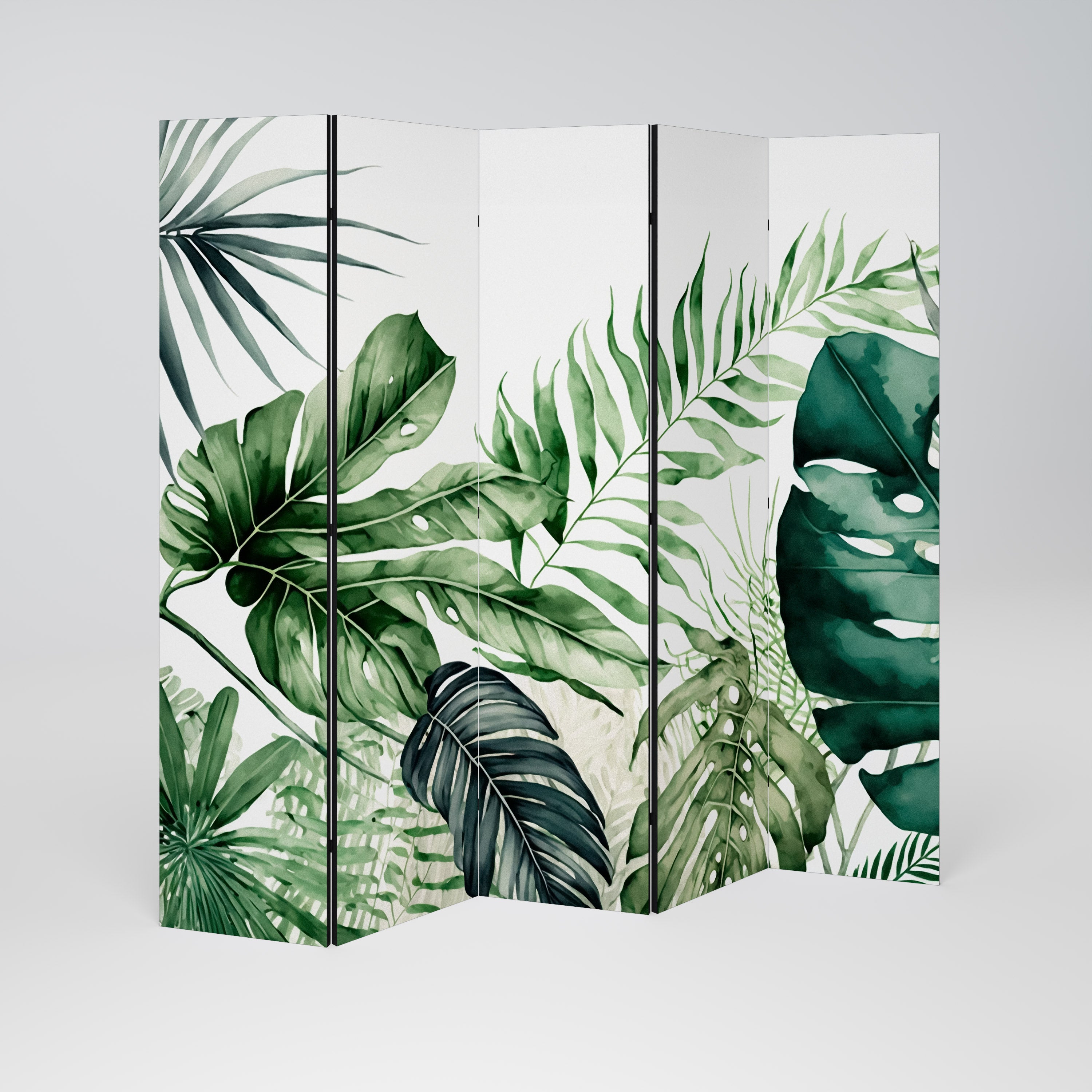 MONSTERA DREAM Dekoracyjny parawan 5-skrzydłowy