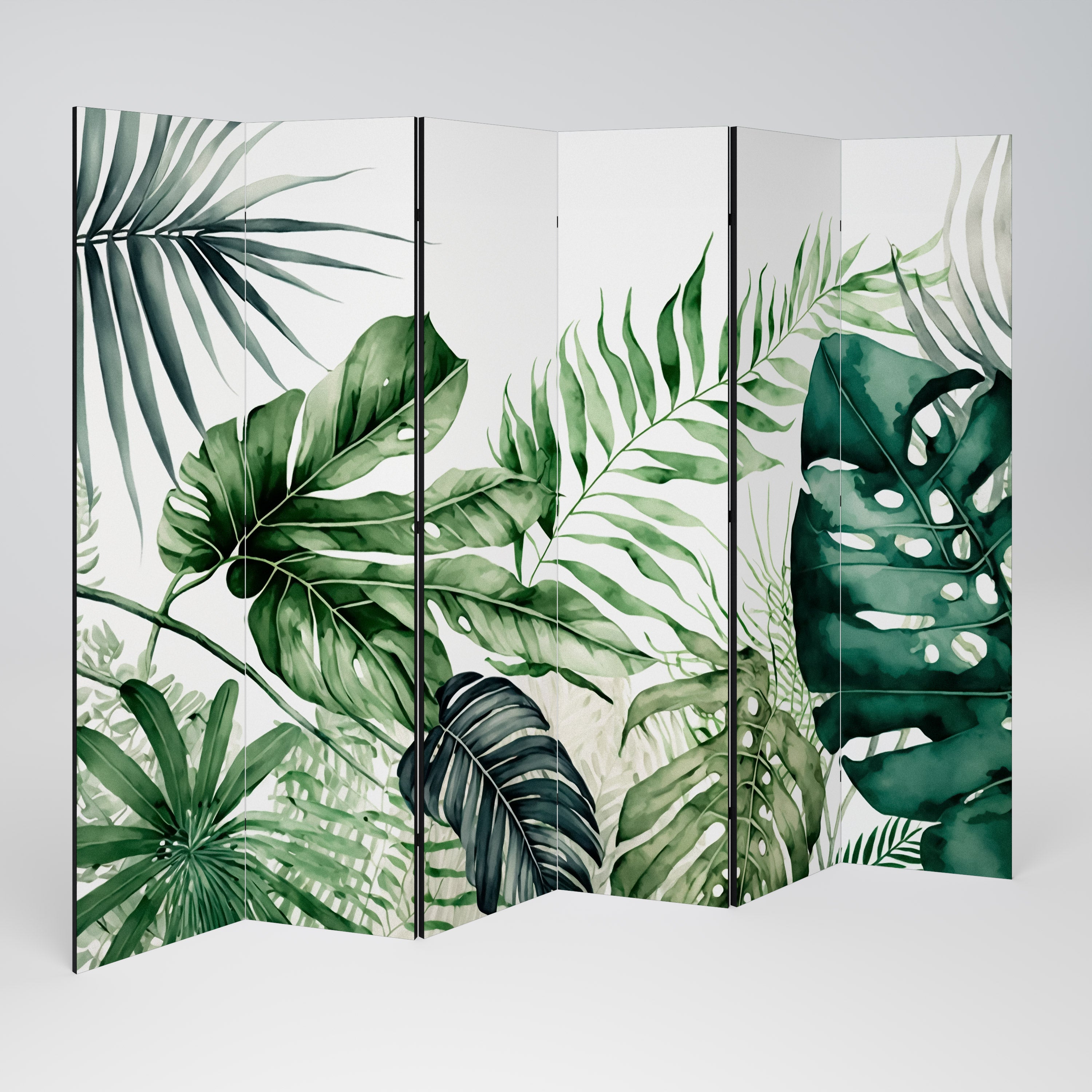 MONSTERA DREAM Dekoracyjny parawan 6-skrzydłowy