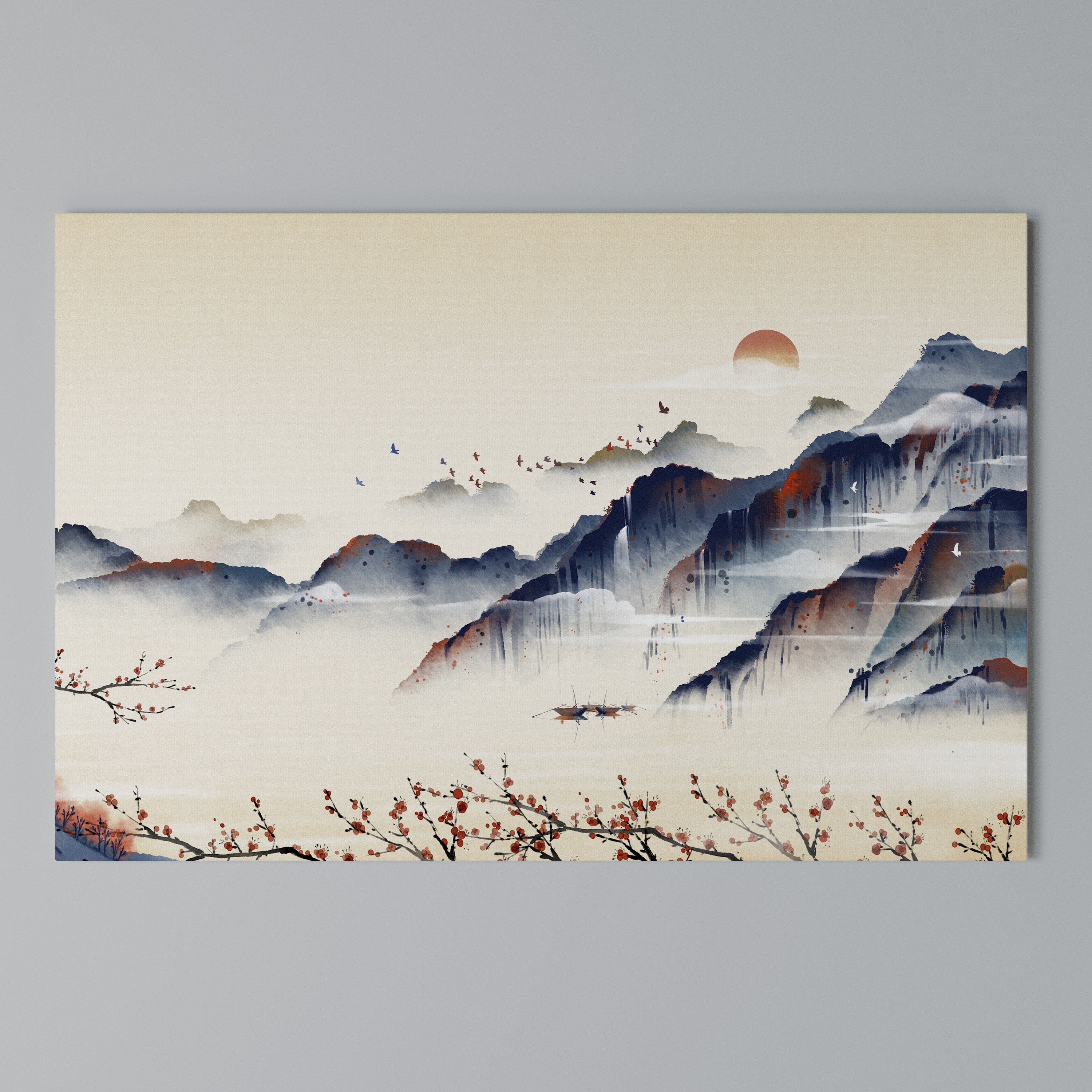 JAPANESE LANDSCAPE Poziomy obraz na płótnie