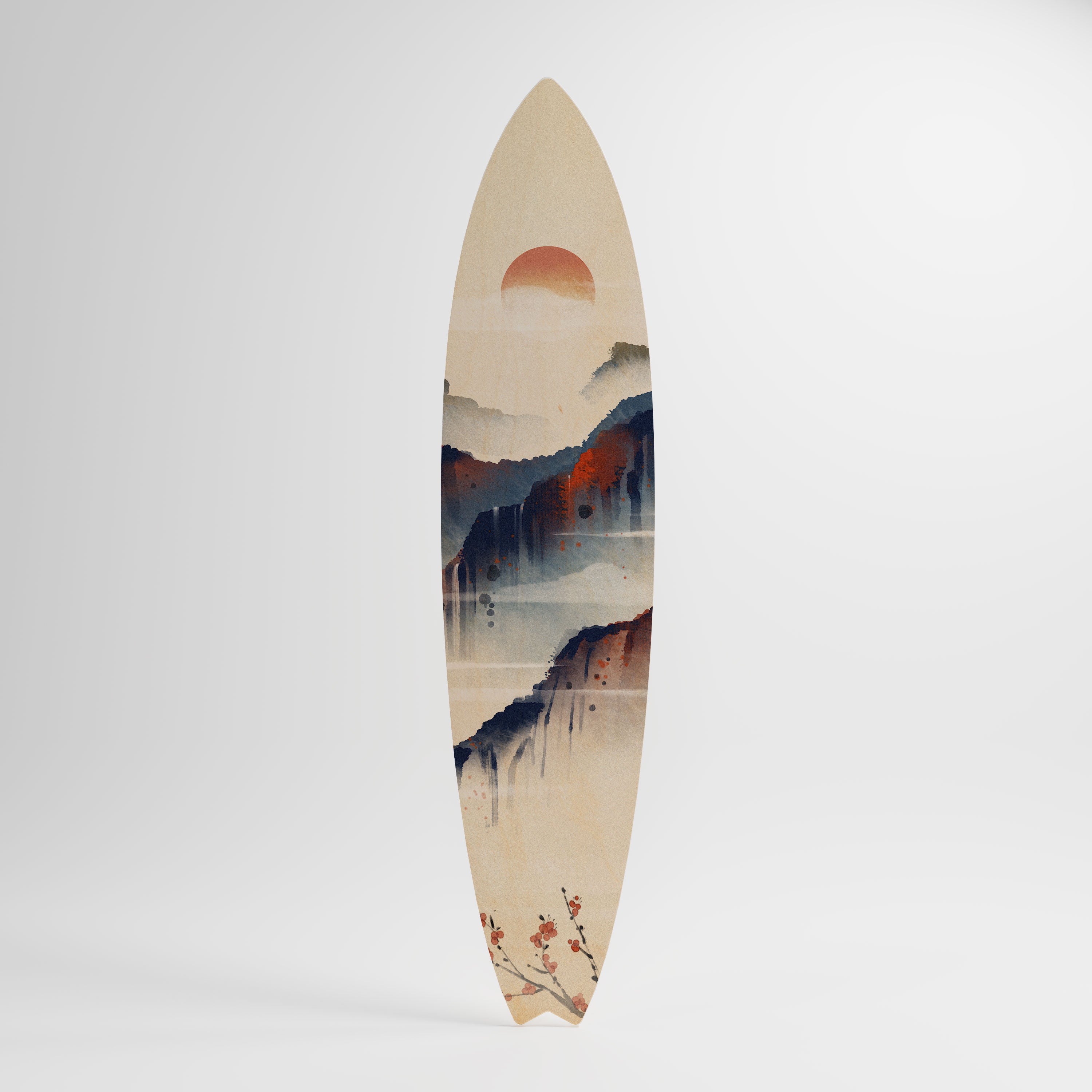 JAPANESE LANDSCAPE Dekoracyjna deska surfingowa