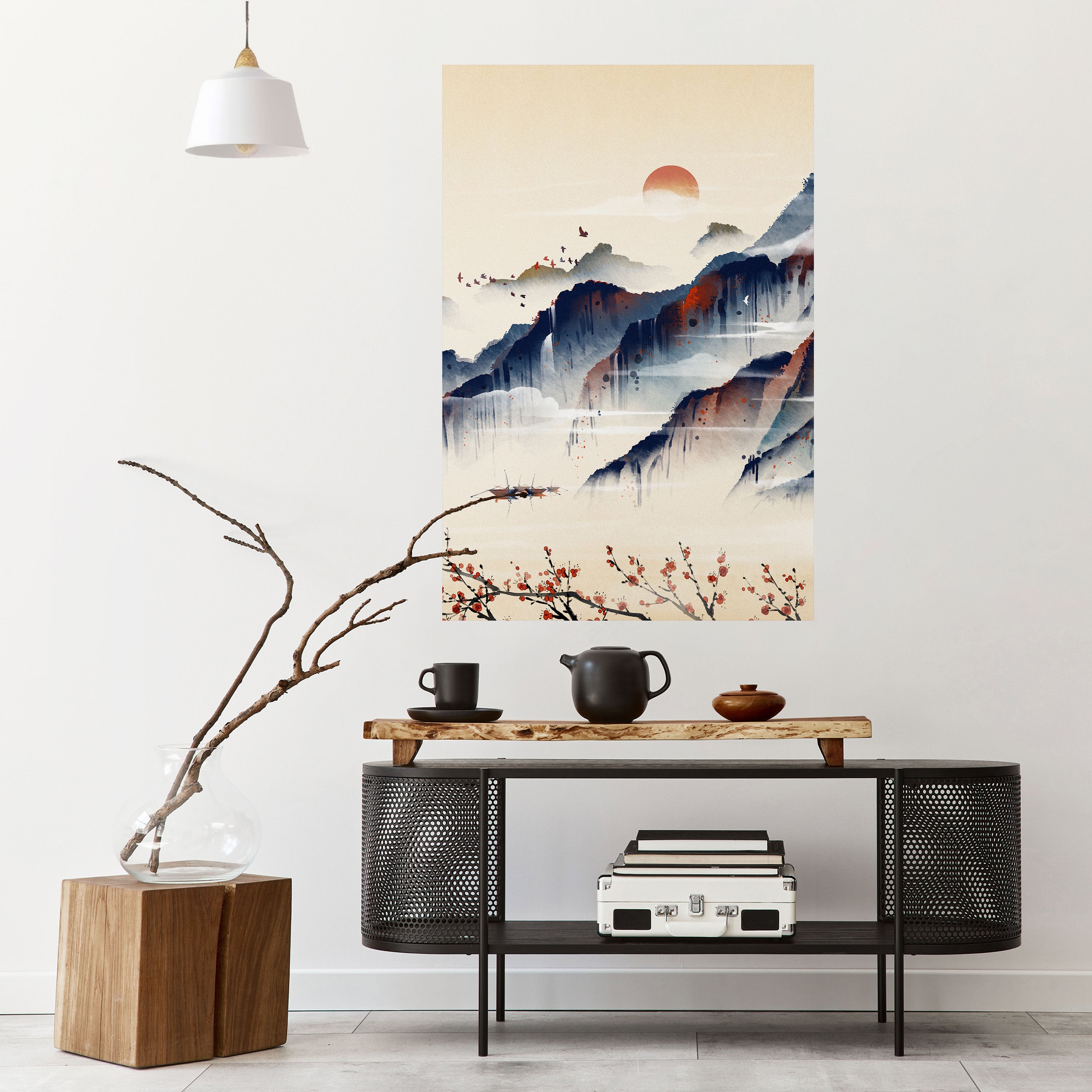 JAPANESE LANDSCAPE Naklejka/Plakat pionowy