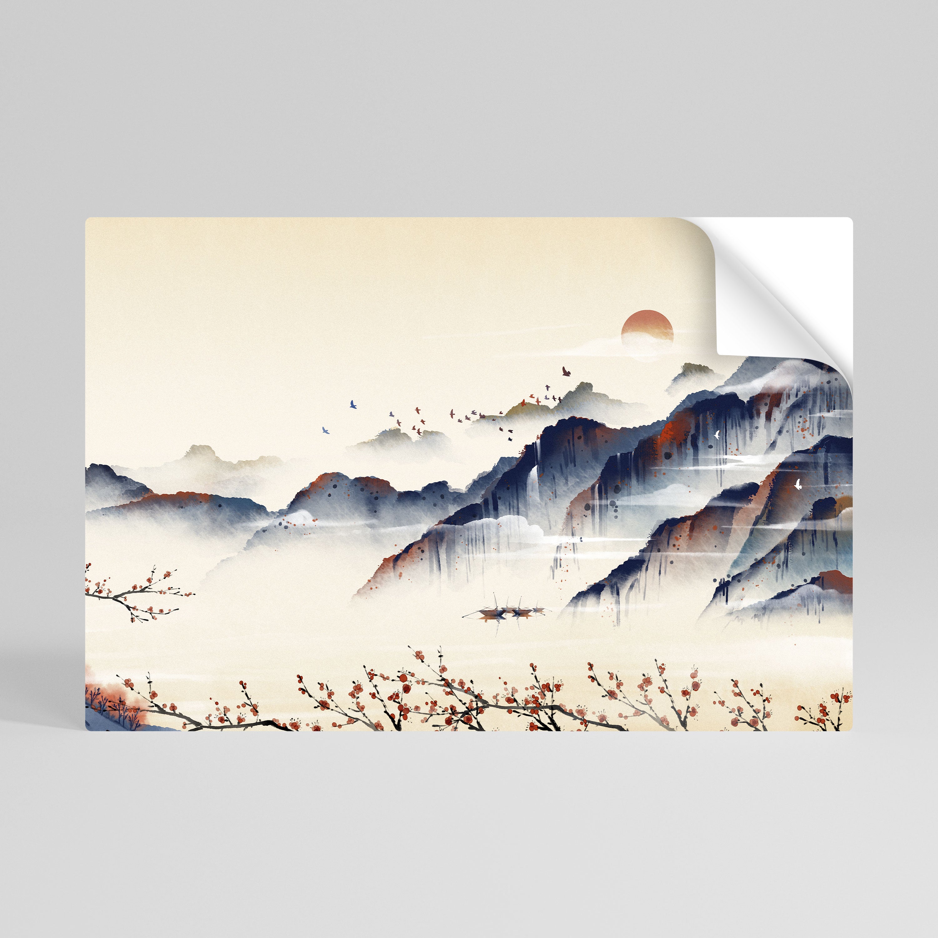 JAPANESE LANDSCAPE Naklejka/Plakat poziomy