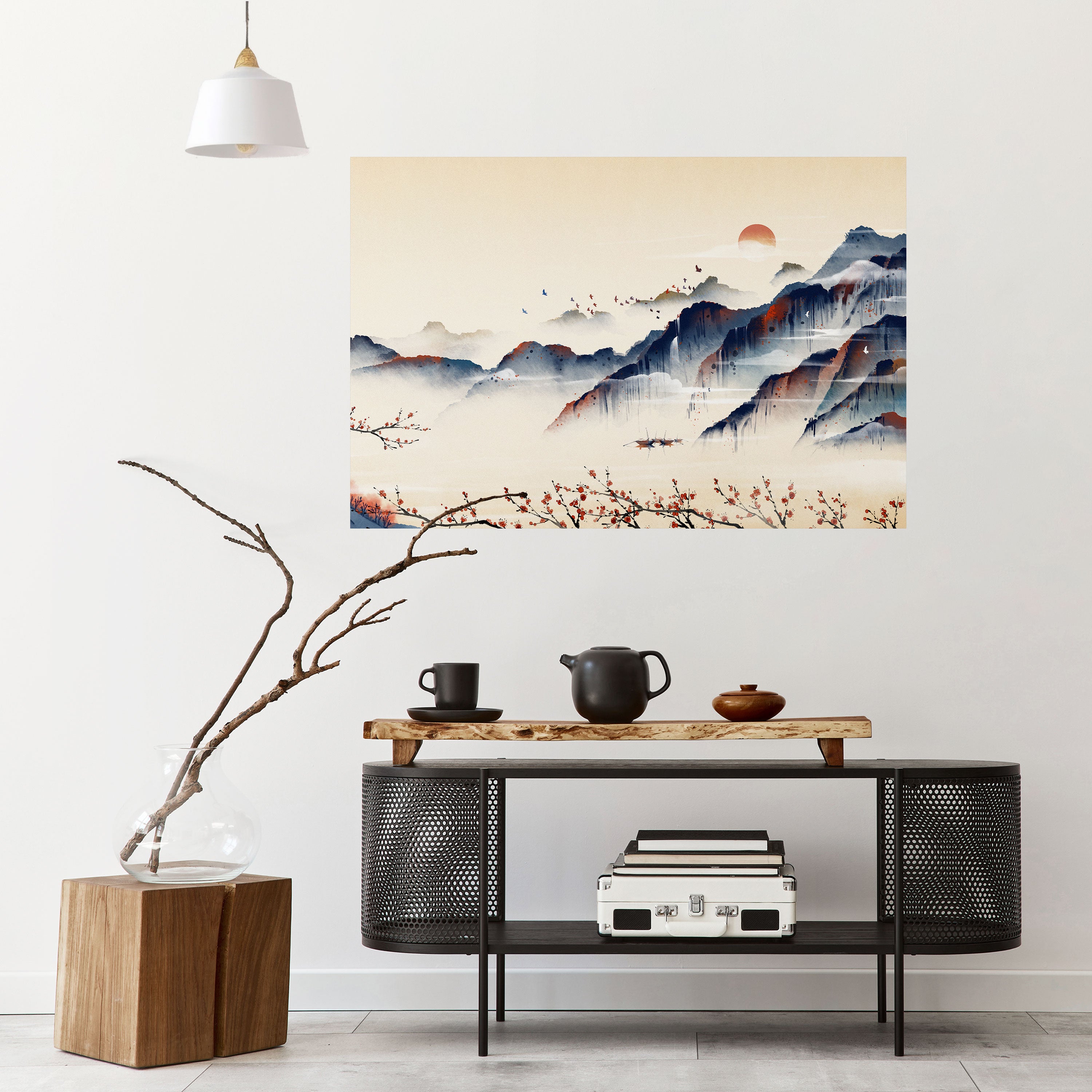 JAPANESE LANDSCAPE Naklejka/Plakat poziomy