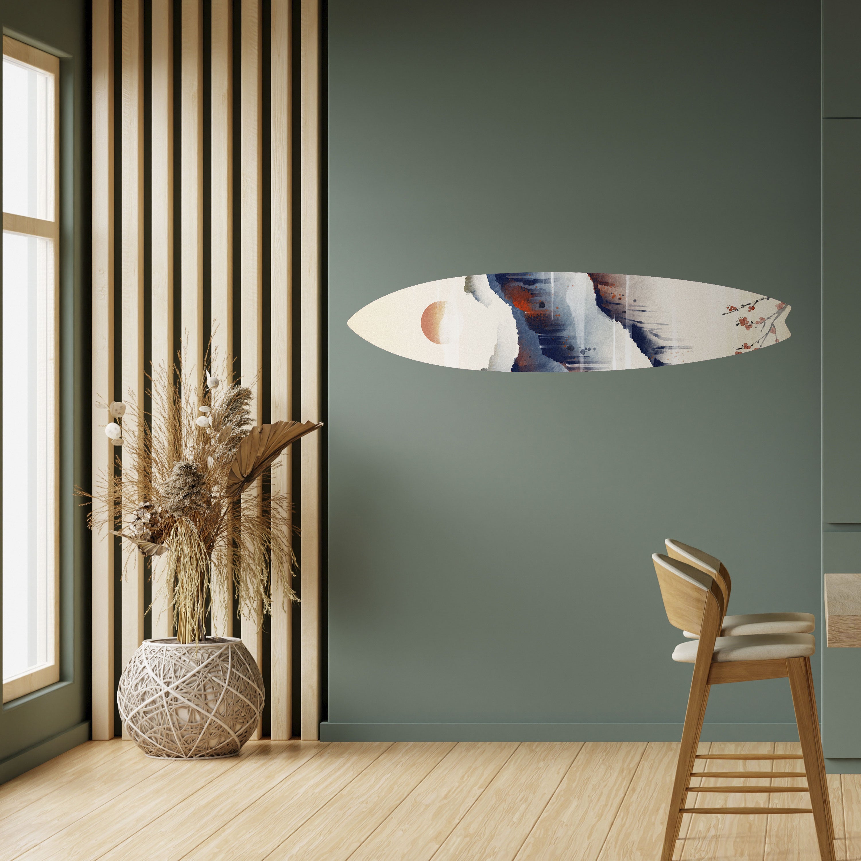 JAPANESE LANDSCAPE Naklejka - deska surfingowa