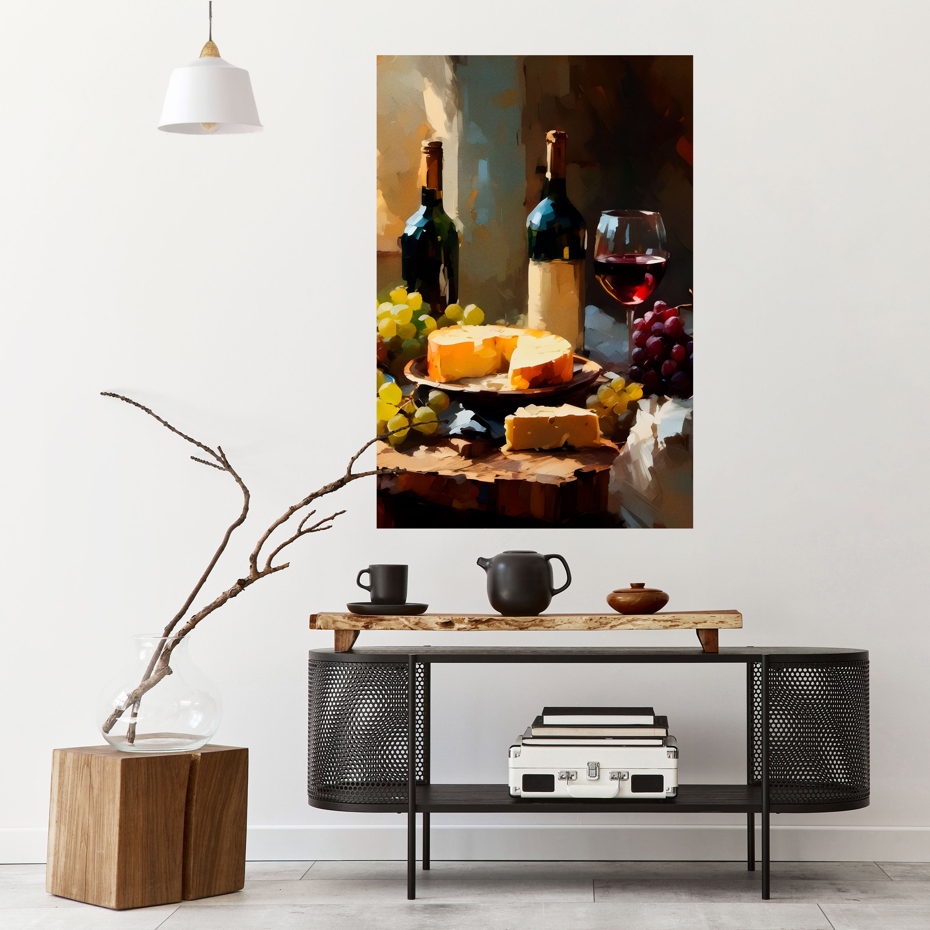 VINTAGE VINEYARD LUXURY Naklejka/Plakat pionowy