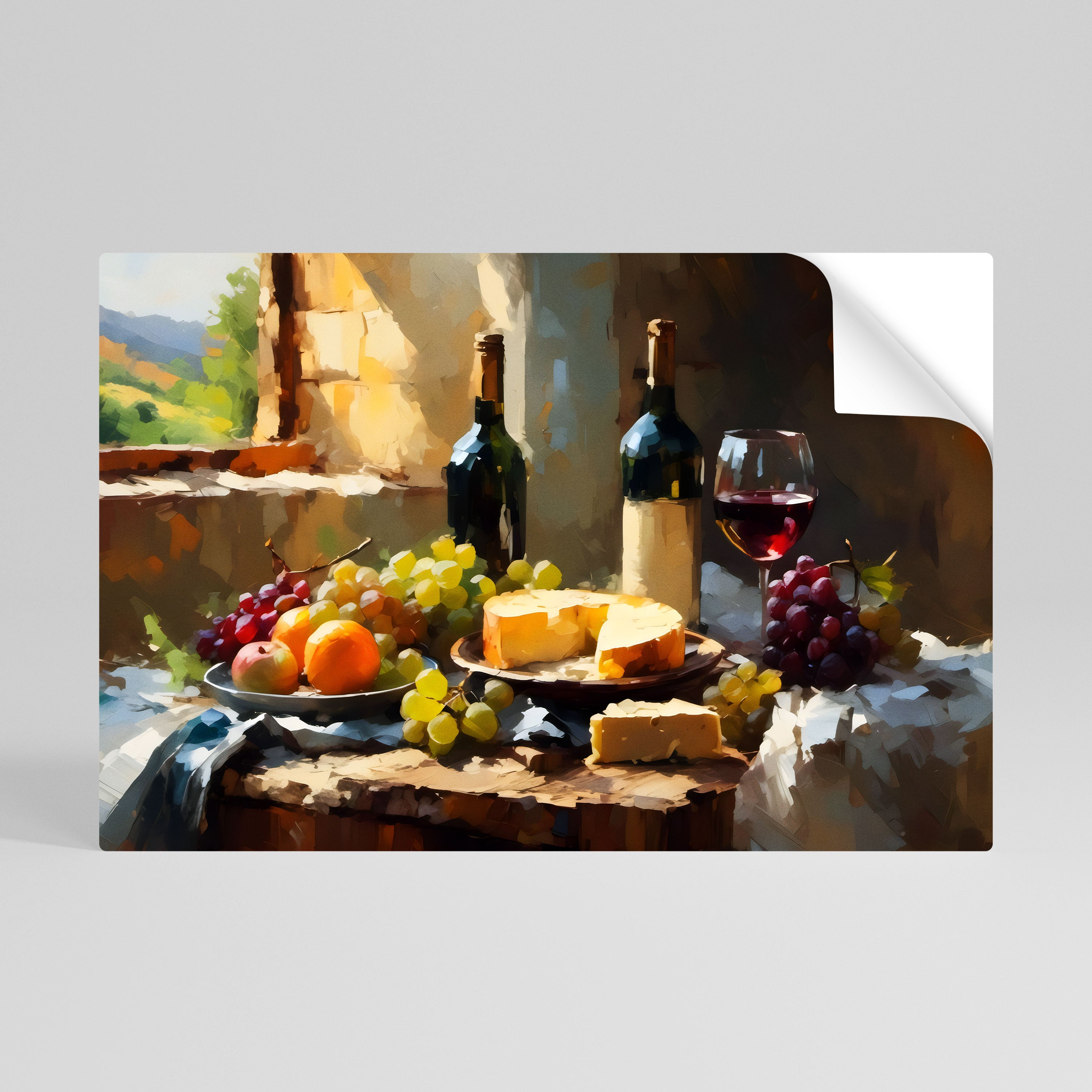VINTAGE VINEYARD LUXURY Naklejka/Plakat poziomy