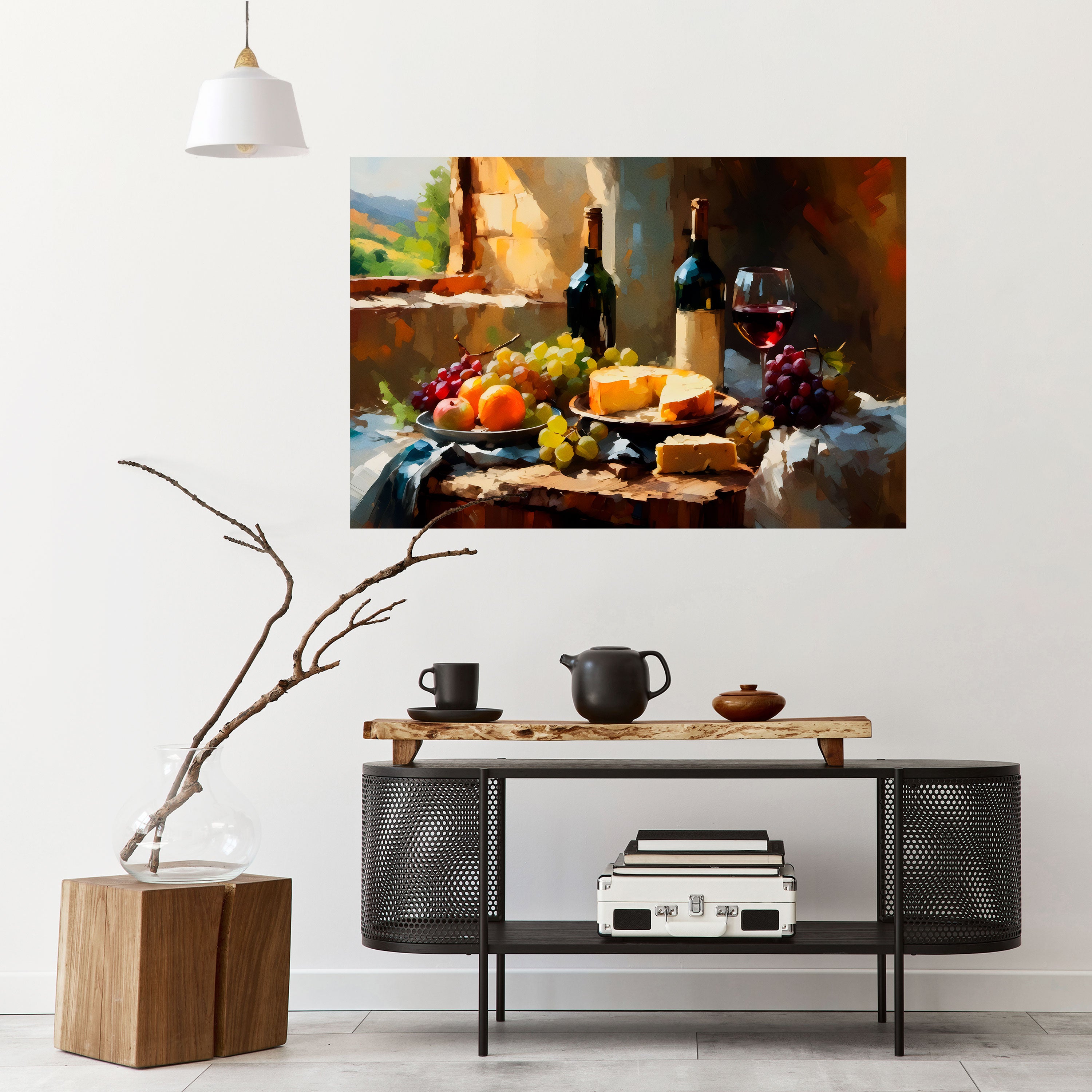 VINTAGE VINEYARD LUXURY Naklejka/Plakat poziomy
