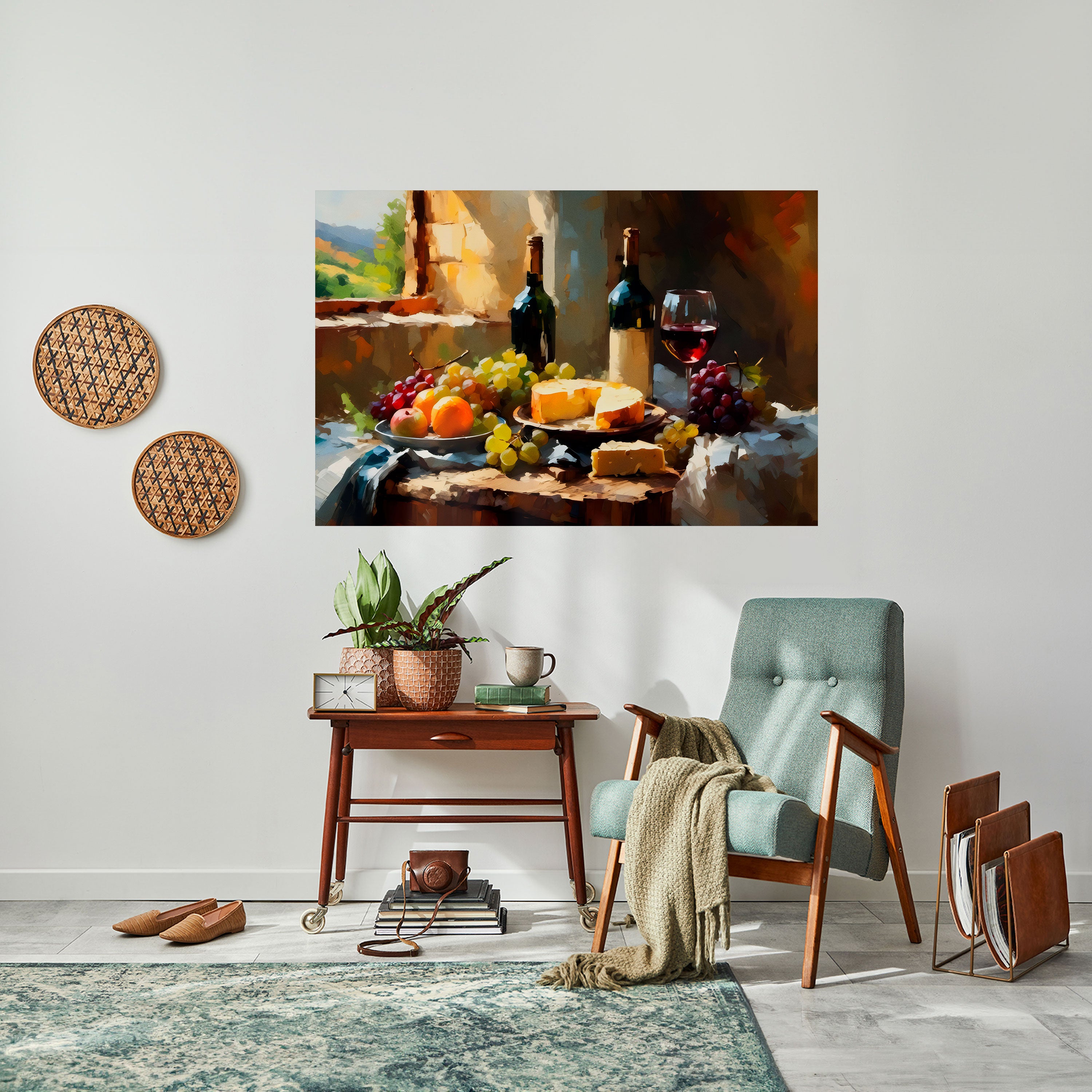 VINTAGE VINEYARD LUXURY Naklejka/Plakat poziomy