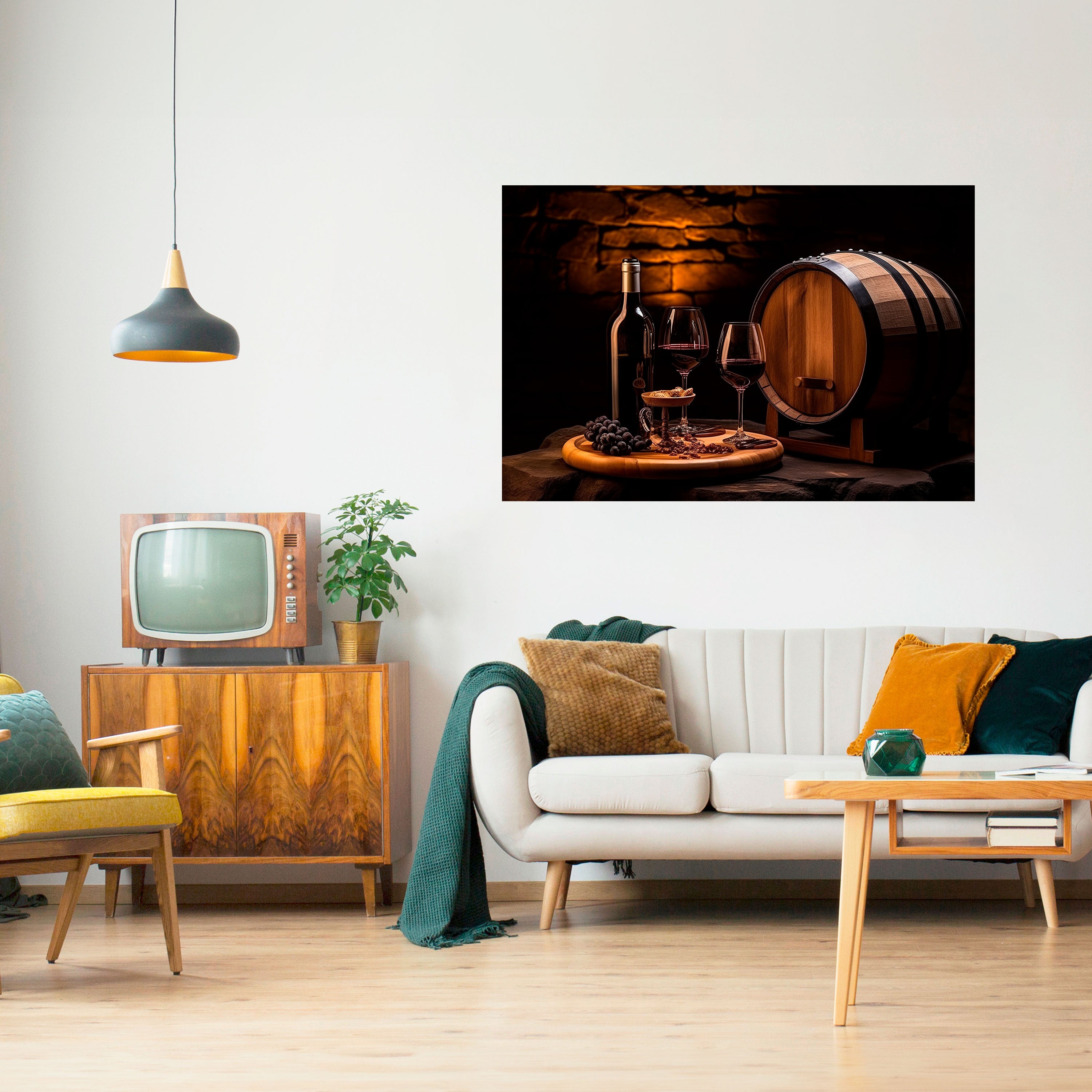 VINTAGE VIGNETTE Naklejka/Plakat poziomy