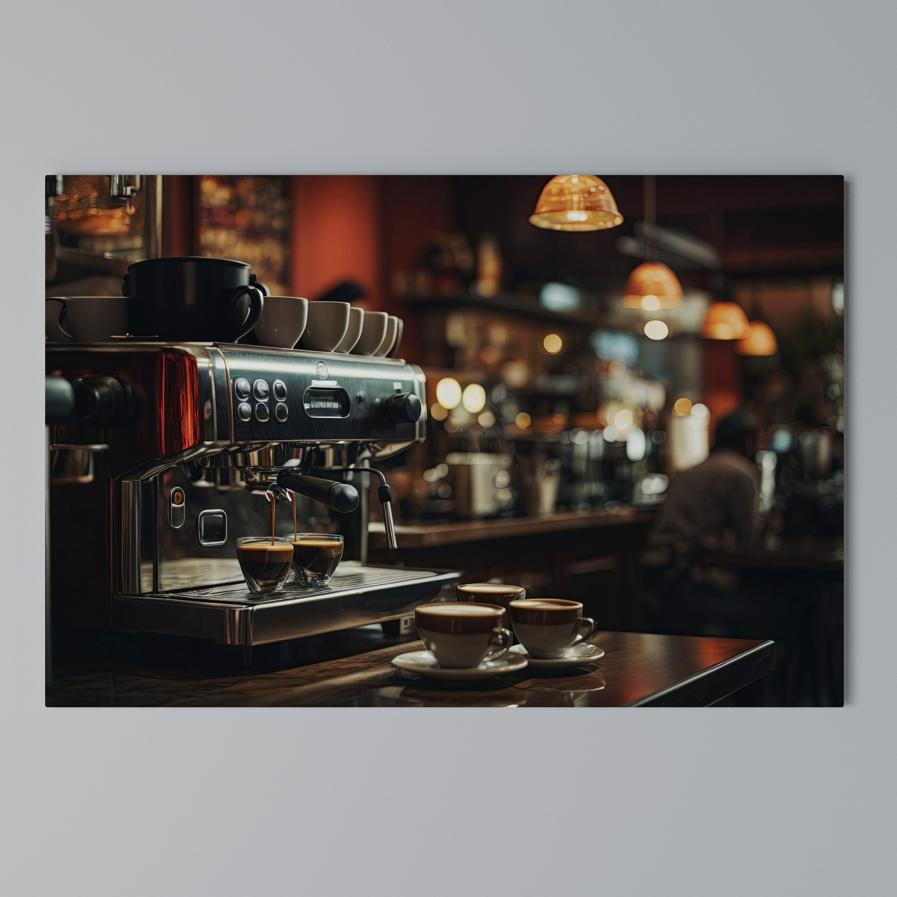 BARISTA’S DREAM MACHINE Poziomy obraz na płótnie