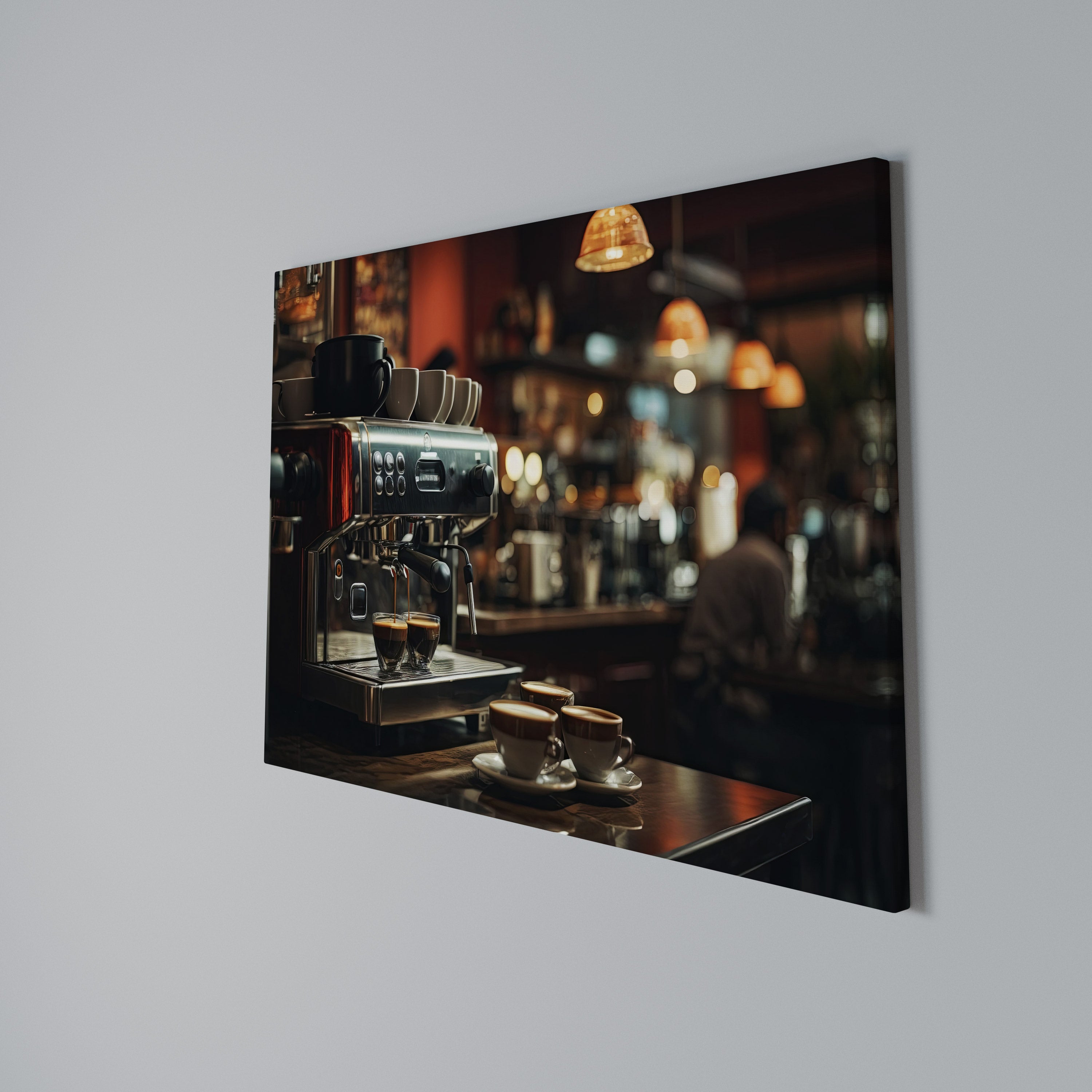 BARISTA’S DREAM MACHINE Poziomy obraz na płótnie