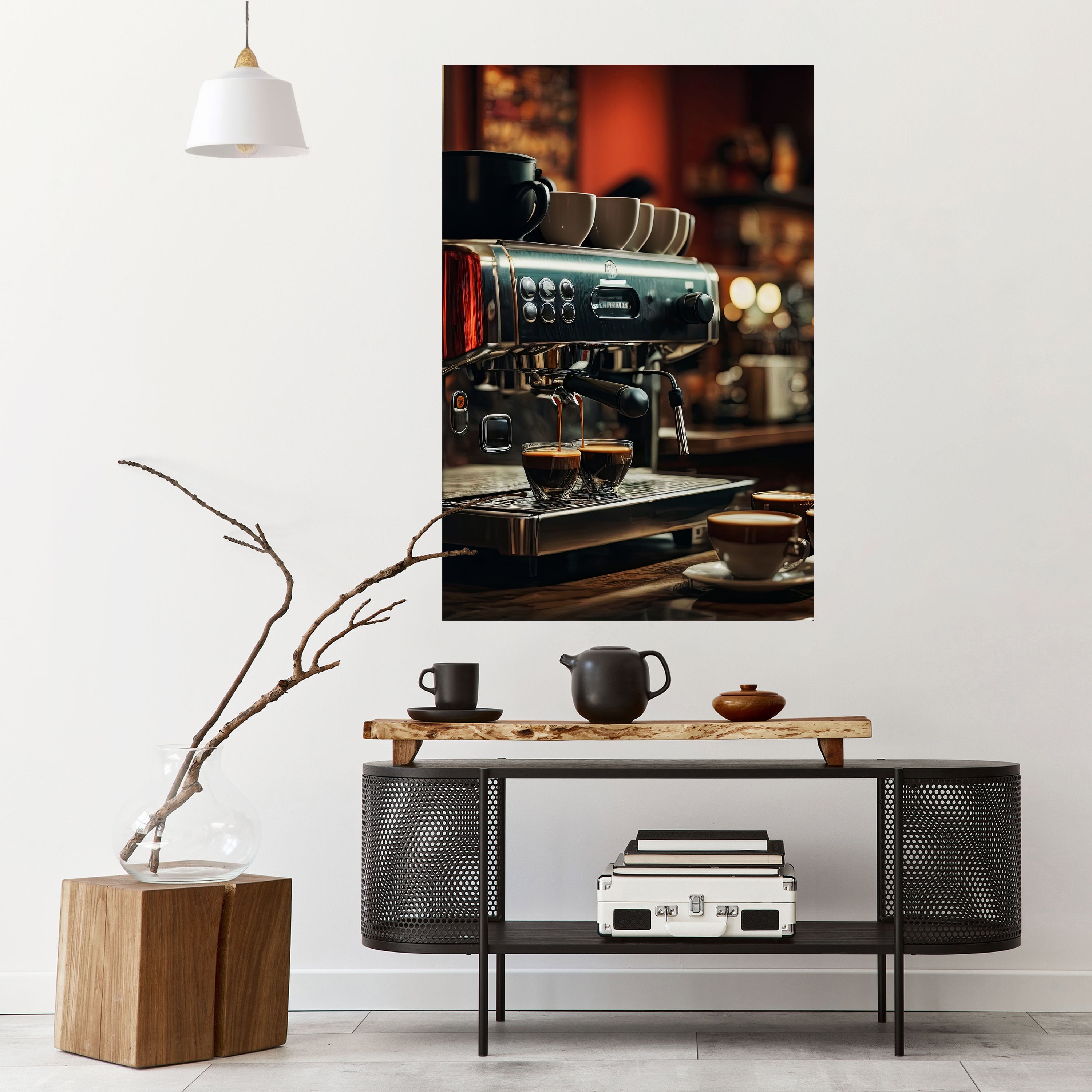 BARISTA’S DREAM MACHINE Naklejka/Plakat pionowy
