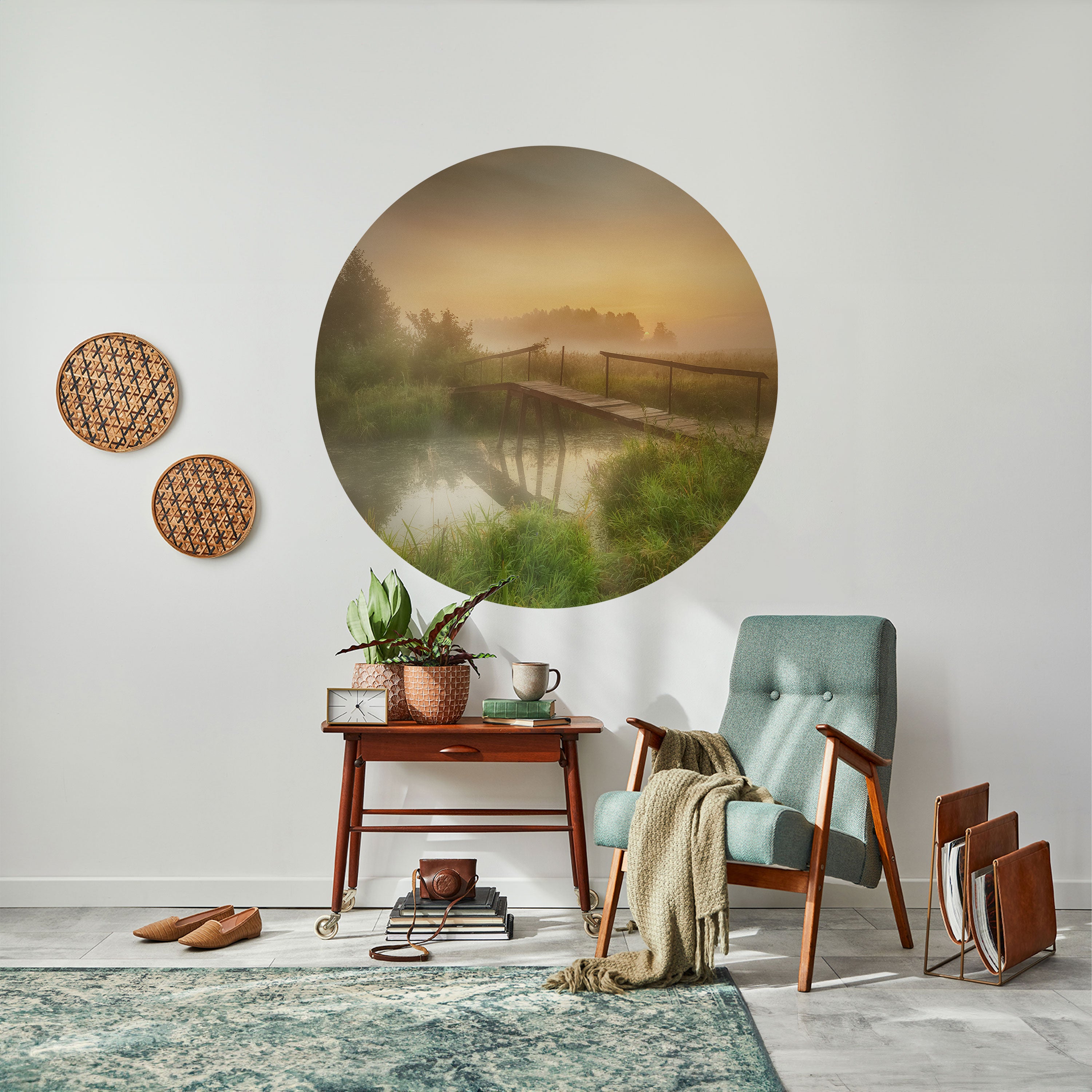 DREAMY HAZE Naklejka okrągła