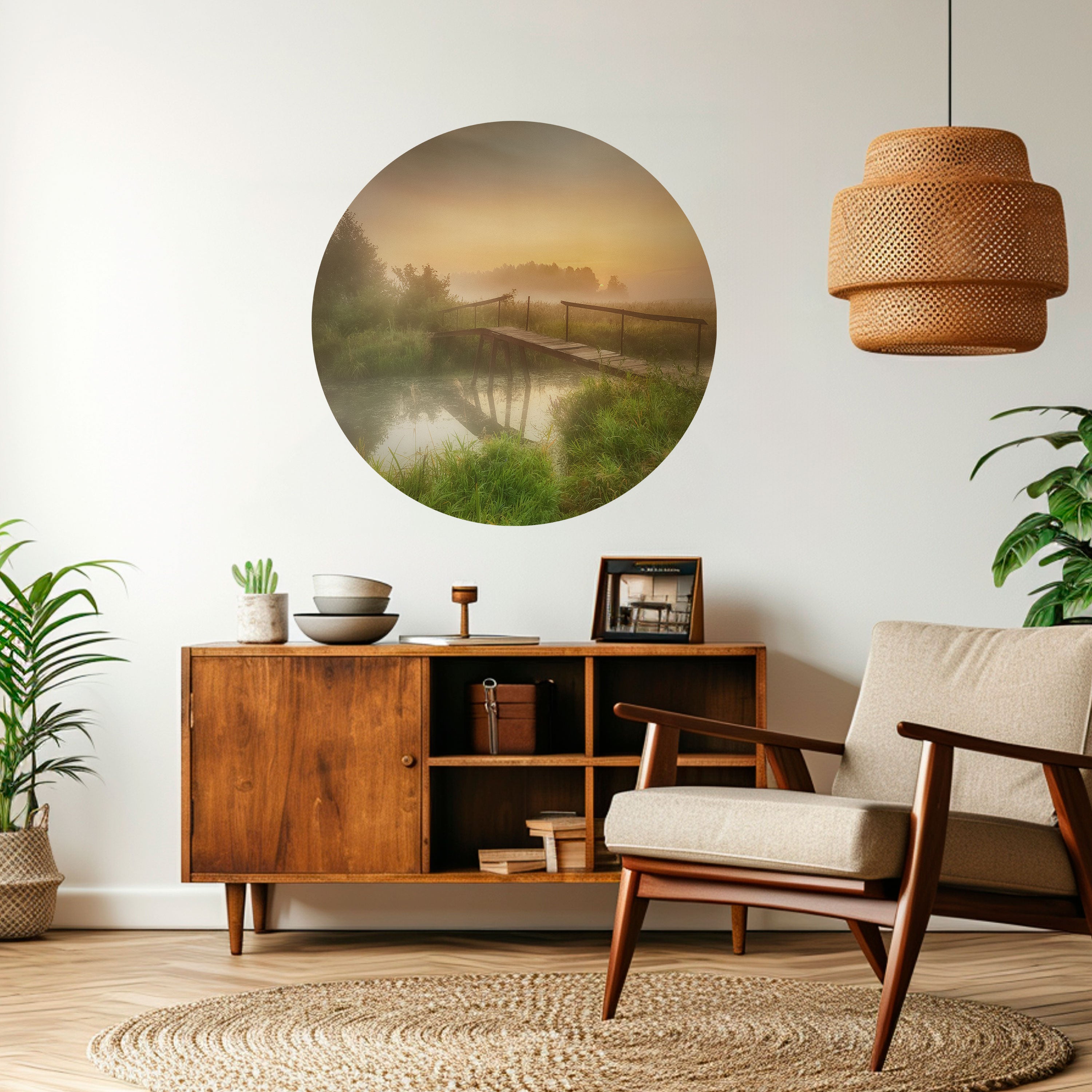 DREAMY HAZE Naklejka okrągła