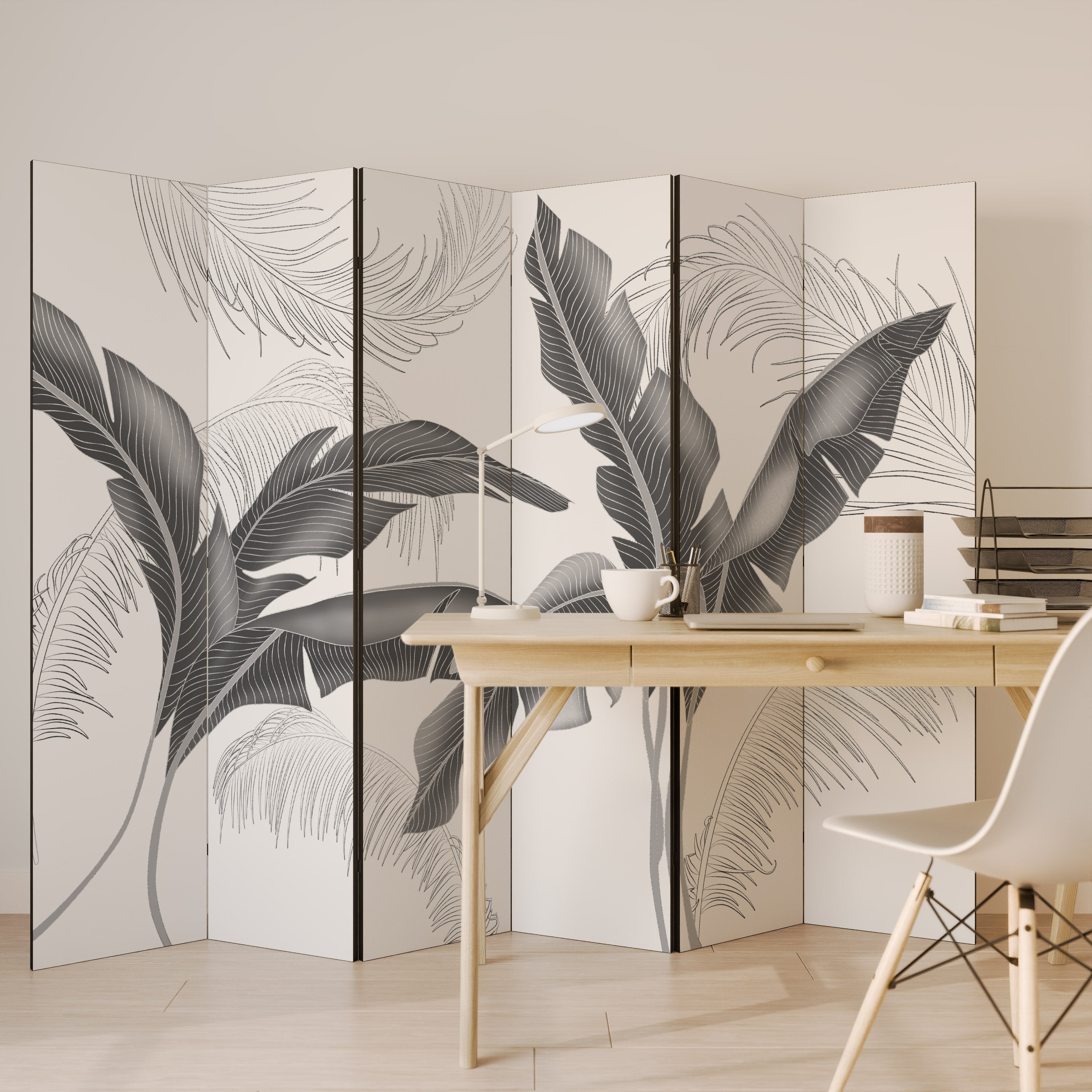 CALM ALLURE Dekoracyjny parawan 6-skrzydłowy